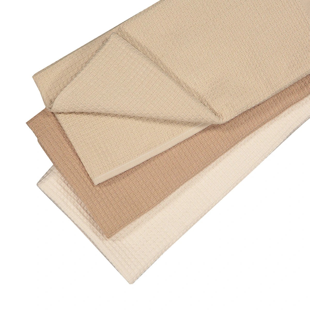 3 3 Pack Cream Waffle Extra Large Tea Towels, 3 of 7