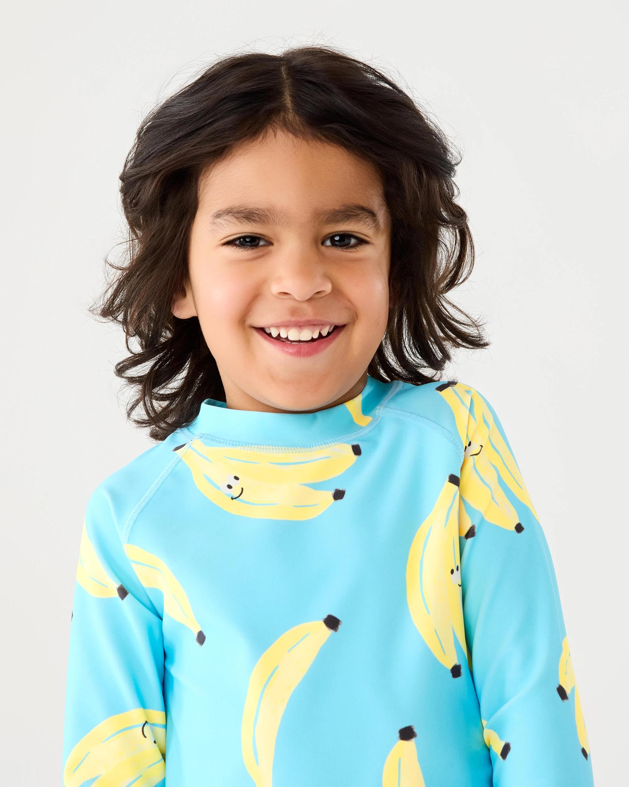 3 Long Sleeve Swim Set Blu Fruit, 3 of 8