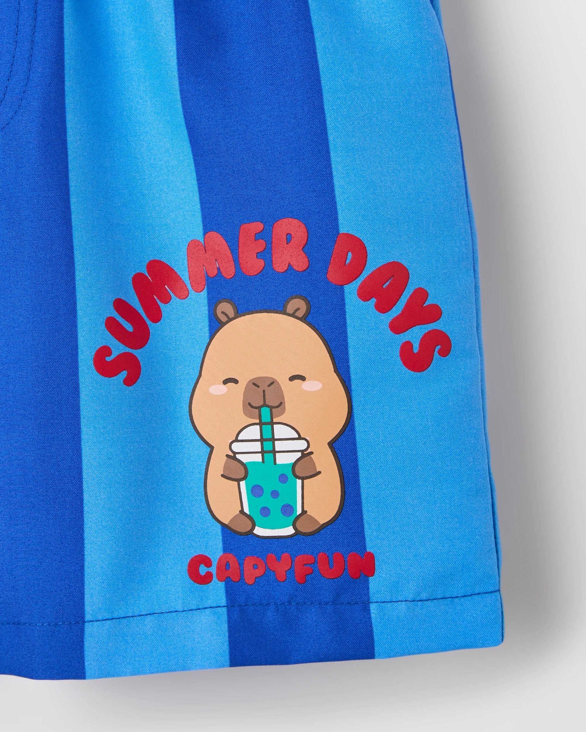 2 CapyFun Swim Boardshorts BLUE, 2 of 3