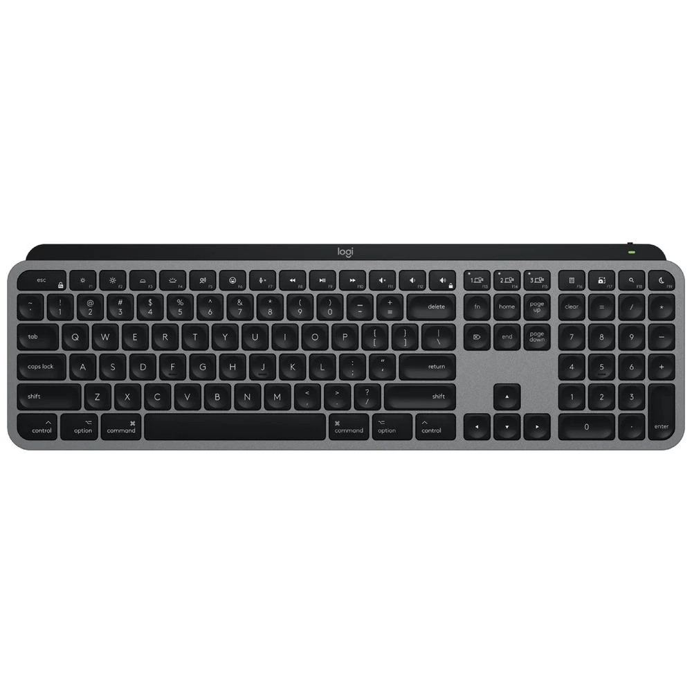 1 Logitech MX Keys S for Mac Wireless Keyboard Space Grey, 1 of 6