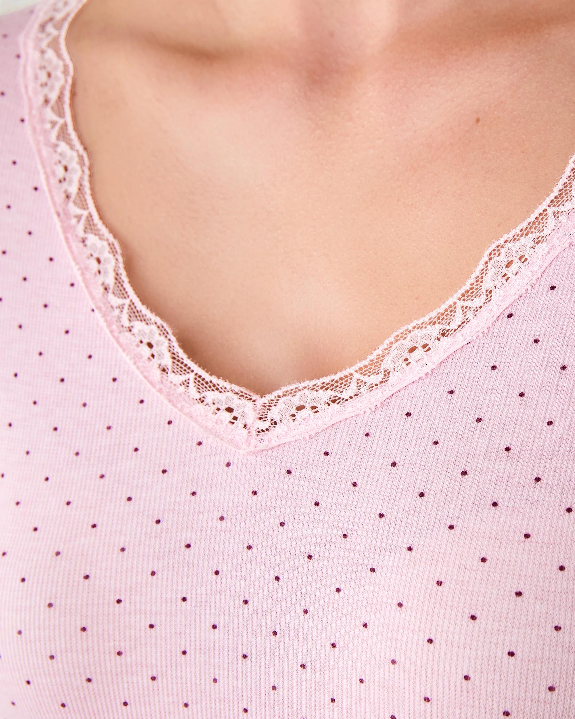 5 Comfort Rib Lace Trim Top Pin Spot, 5 of 7