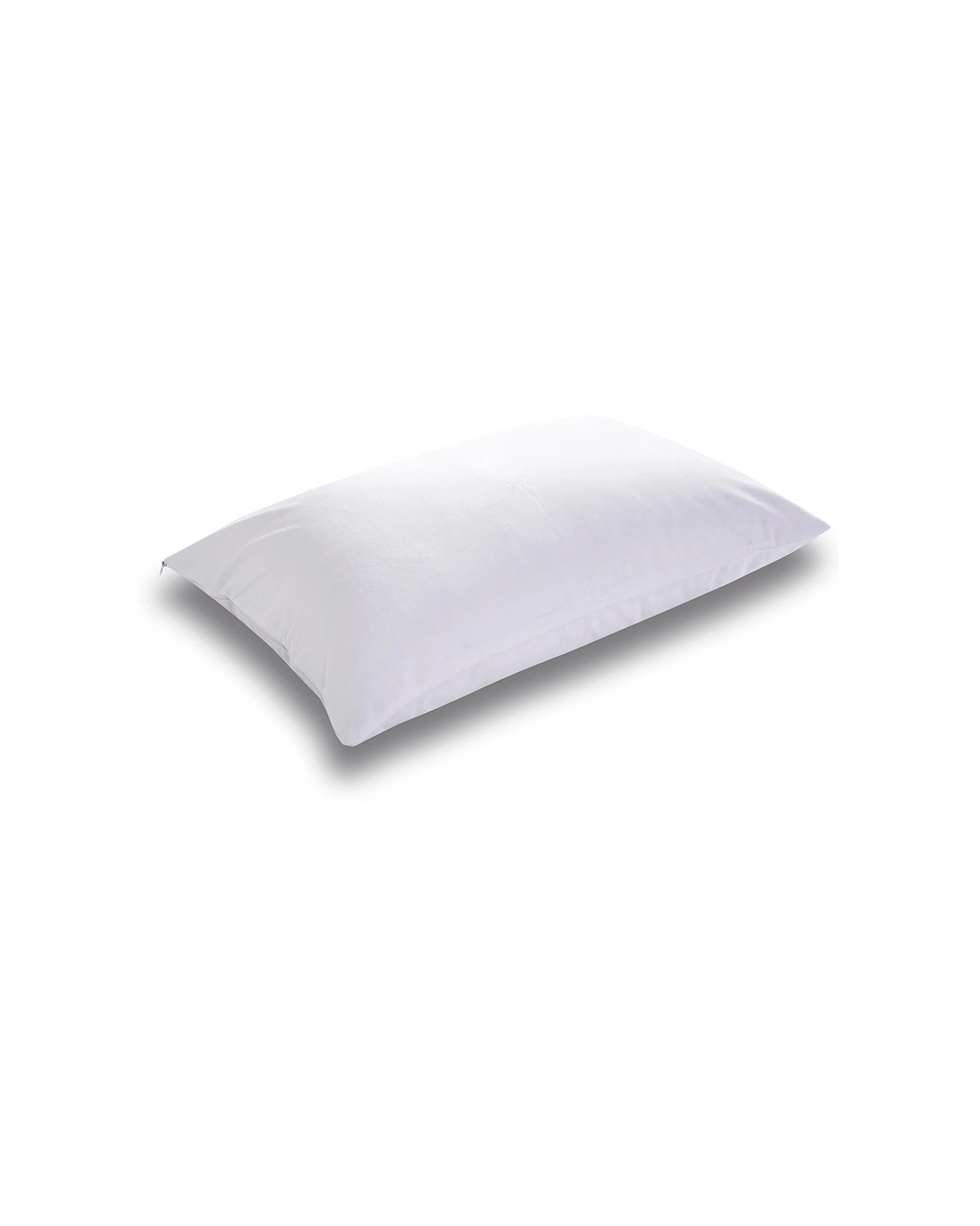 1 Bianca Velour Touch 100 Percent Cotton Pillow Protector - White, 1 of 3