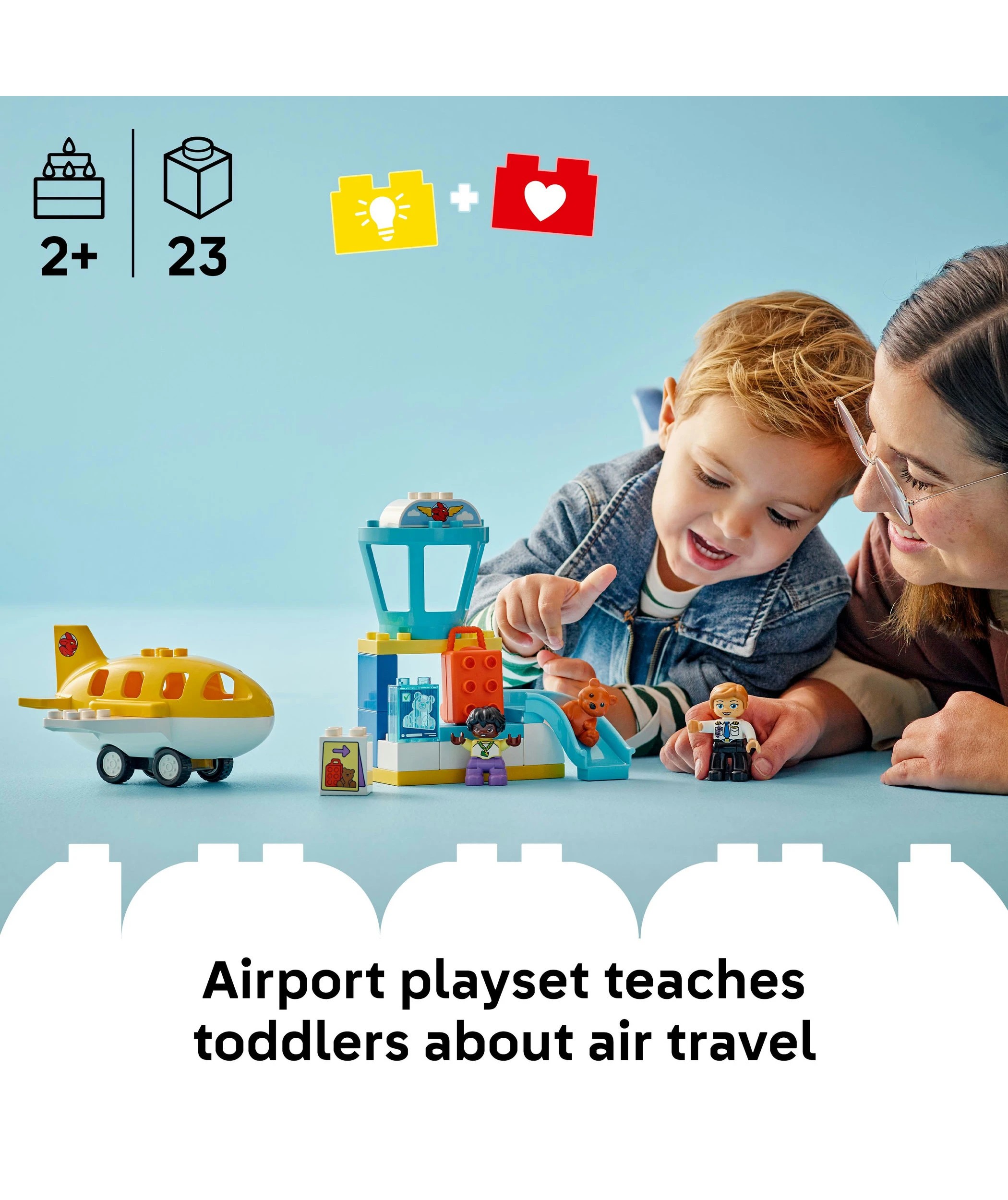 3 LEGO DUPLO Town First Time at the Airport 10443, 3 of 10