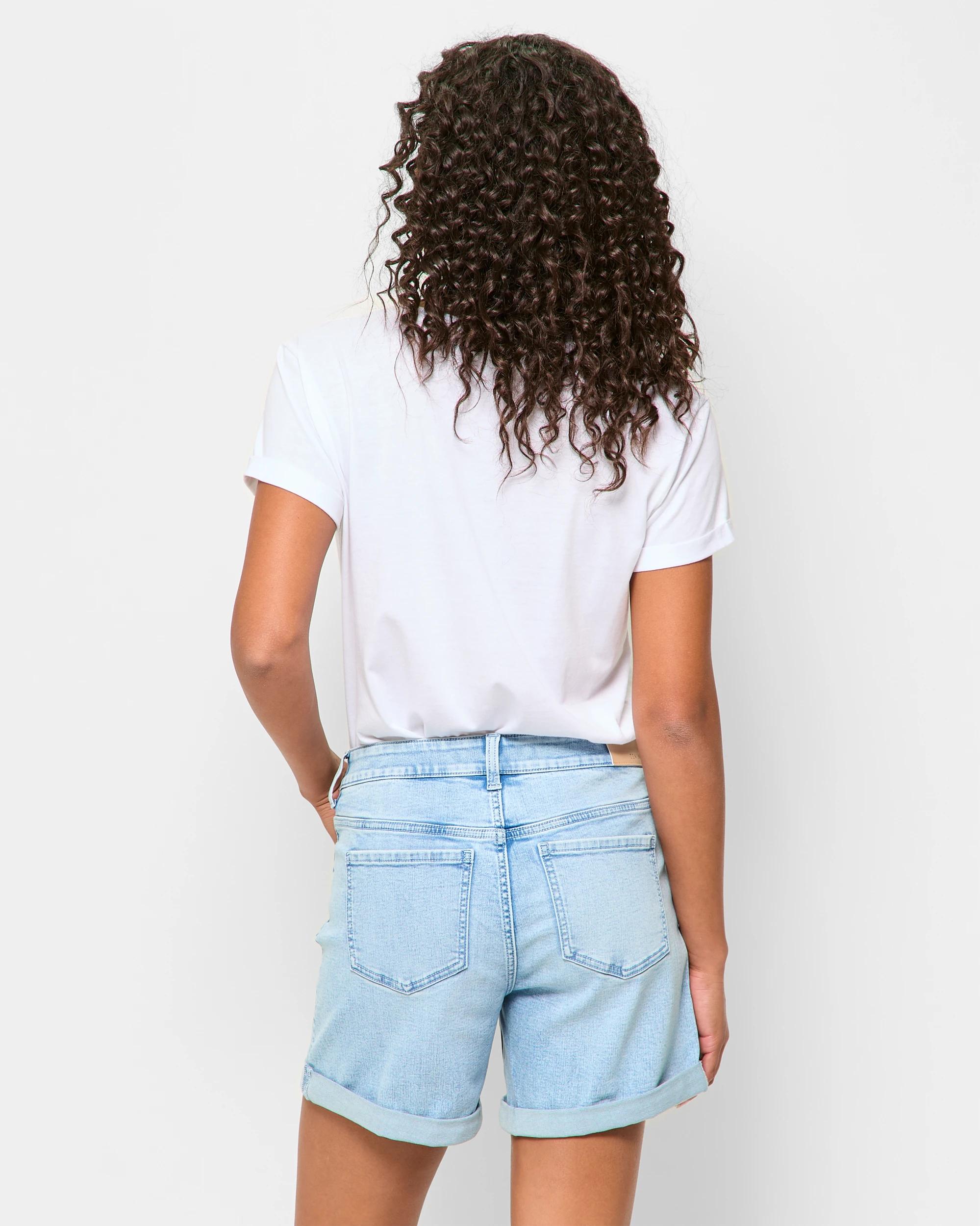 4 Target Classic Roll Cuff Denim Shorts HYPER BLEACH, 4 of 5