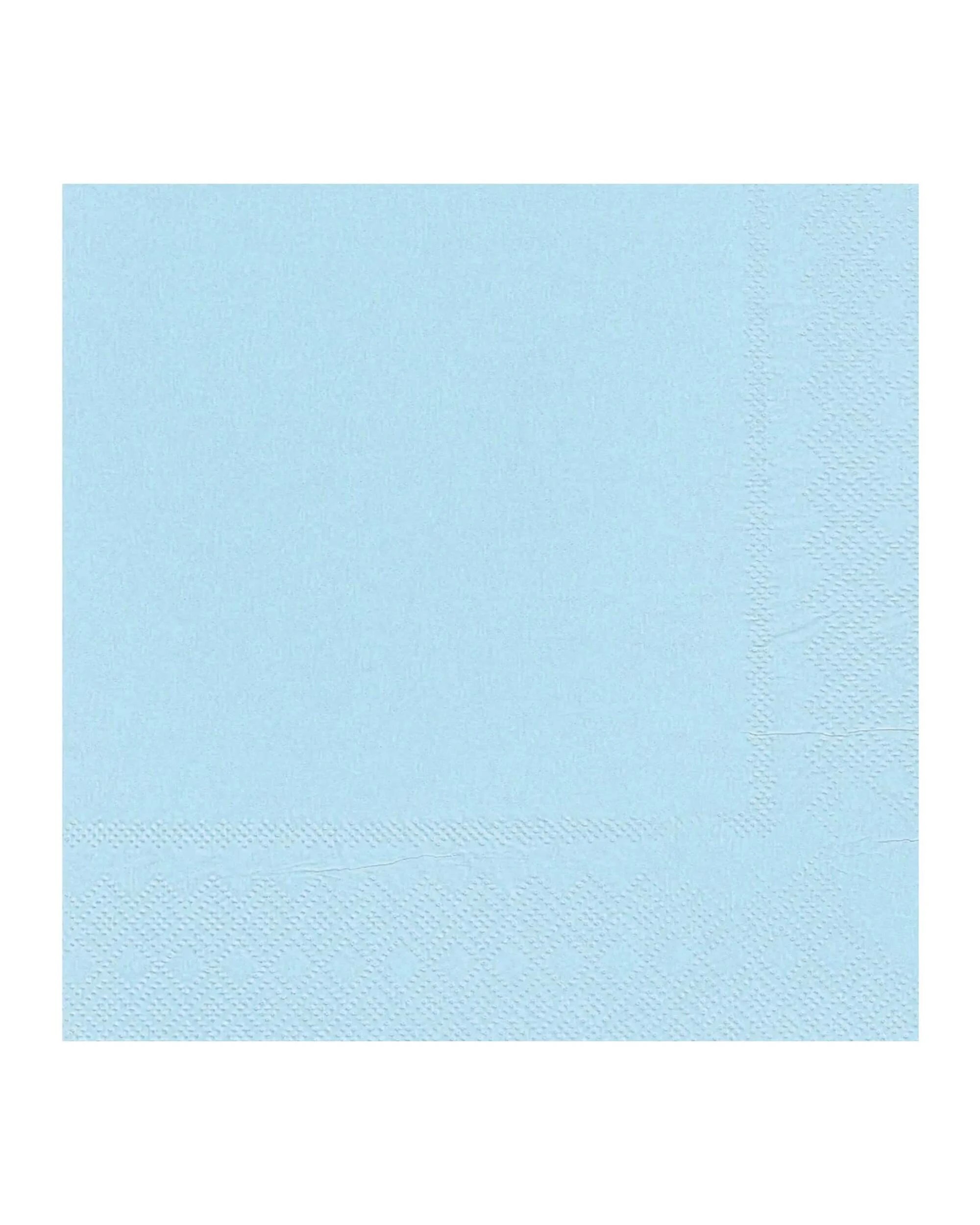 1 Alpen Classic Light Blue Cocktail Napkins Serviettes Pack of 50 - Blue, 1 of 1