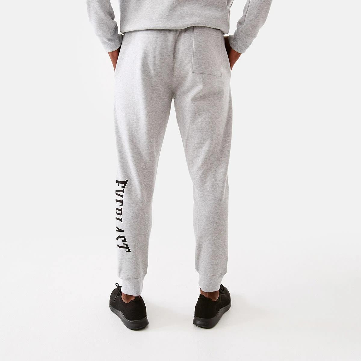 3 Everlast Mens Block Trackpants EVER CLASSIC GREY MARLE, 3 of 7