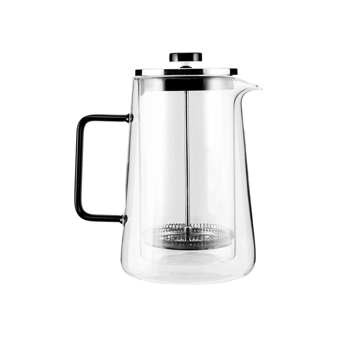 1 Maxwell & Williams 1 Litre Double Wall Glass Coffee Plunger French Press
 - Plain, 1 of 3