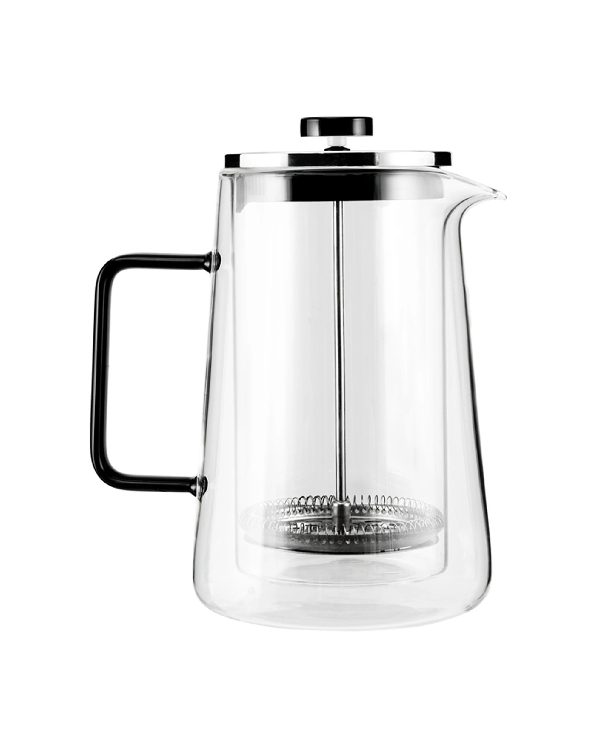 1 Maxwell & Williams 1 Litre Double Wall Glass Coffee Plunger French Press
 - Plain, 1 of 3