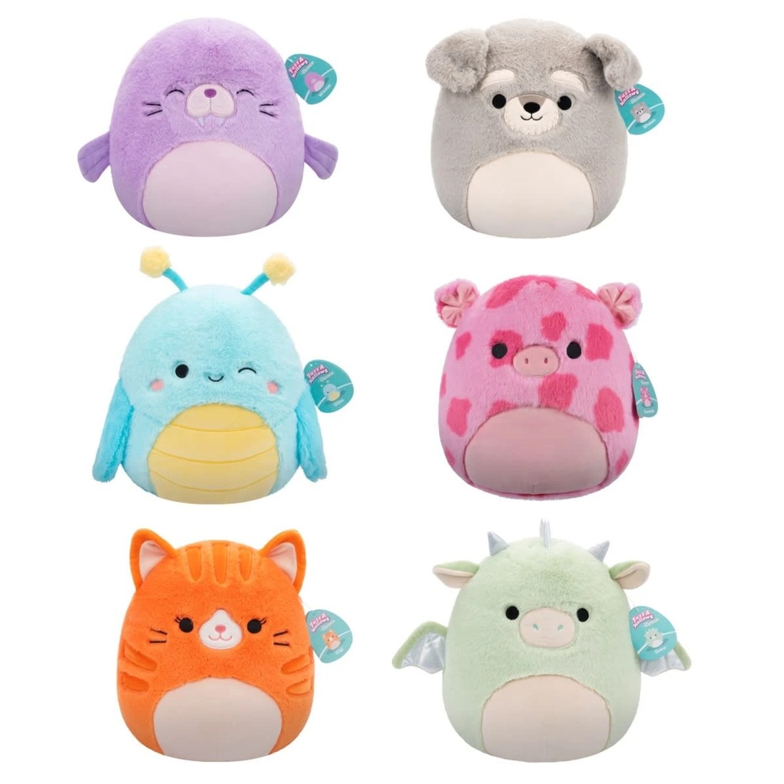 4 30cm Squishmallows FuzzAMallows Original Plush Toy - Assorted, 4 of 11