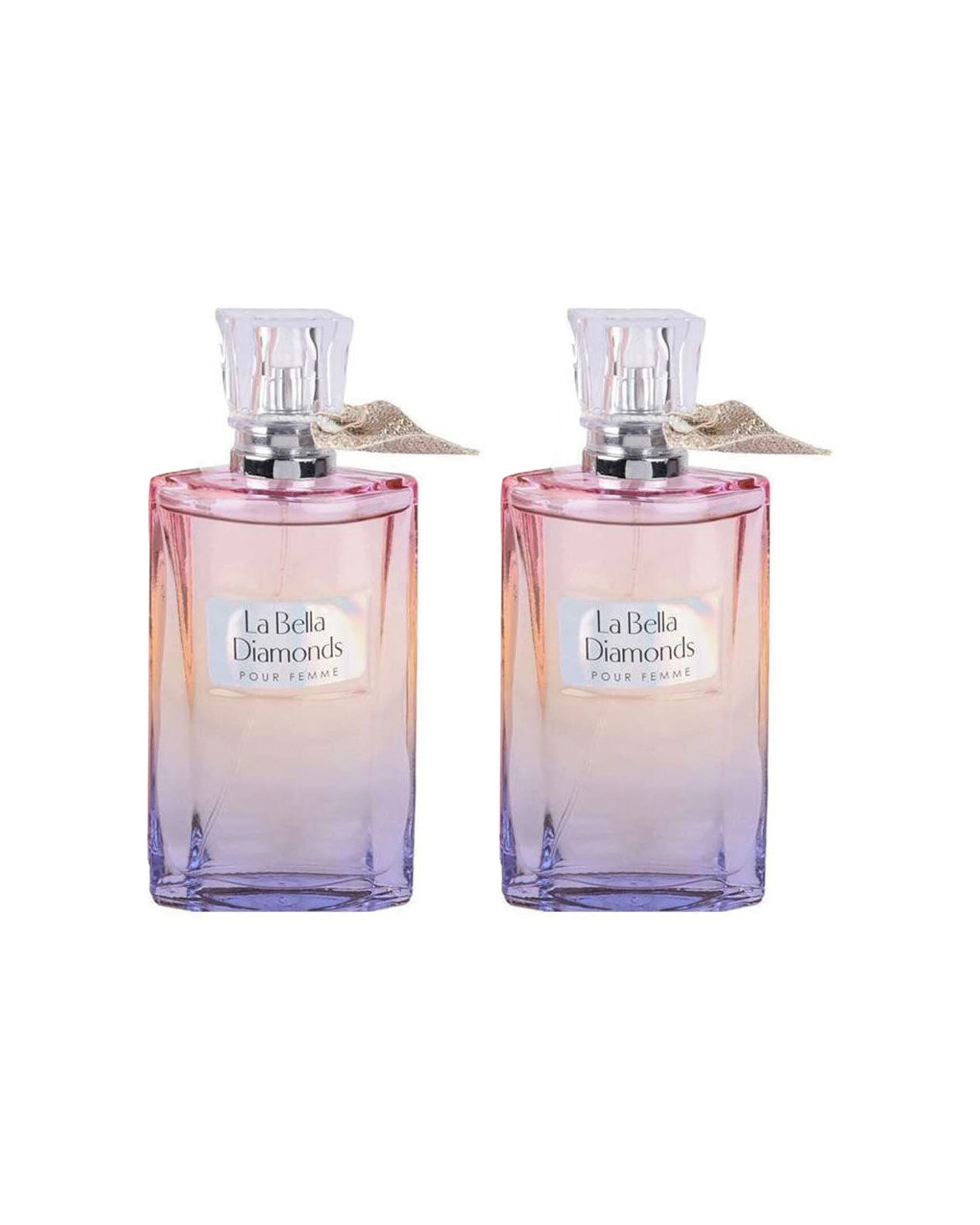 1 Mirage Diamond Collection La Bella Mirage Diamonds Edp For Women 100Ml 2Pk - Pink, 1 of 1