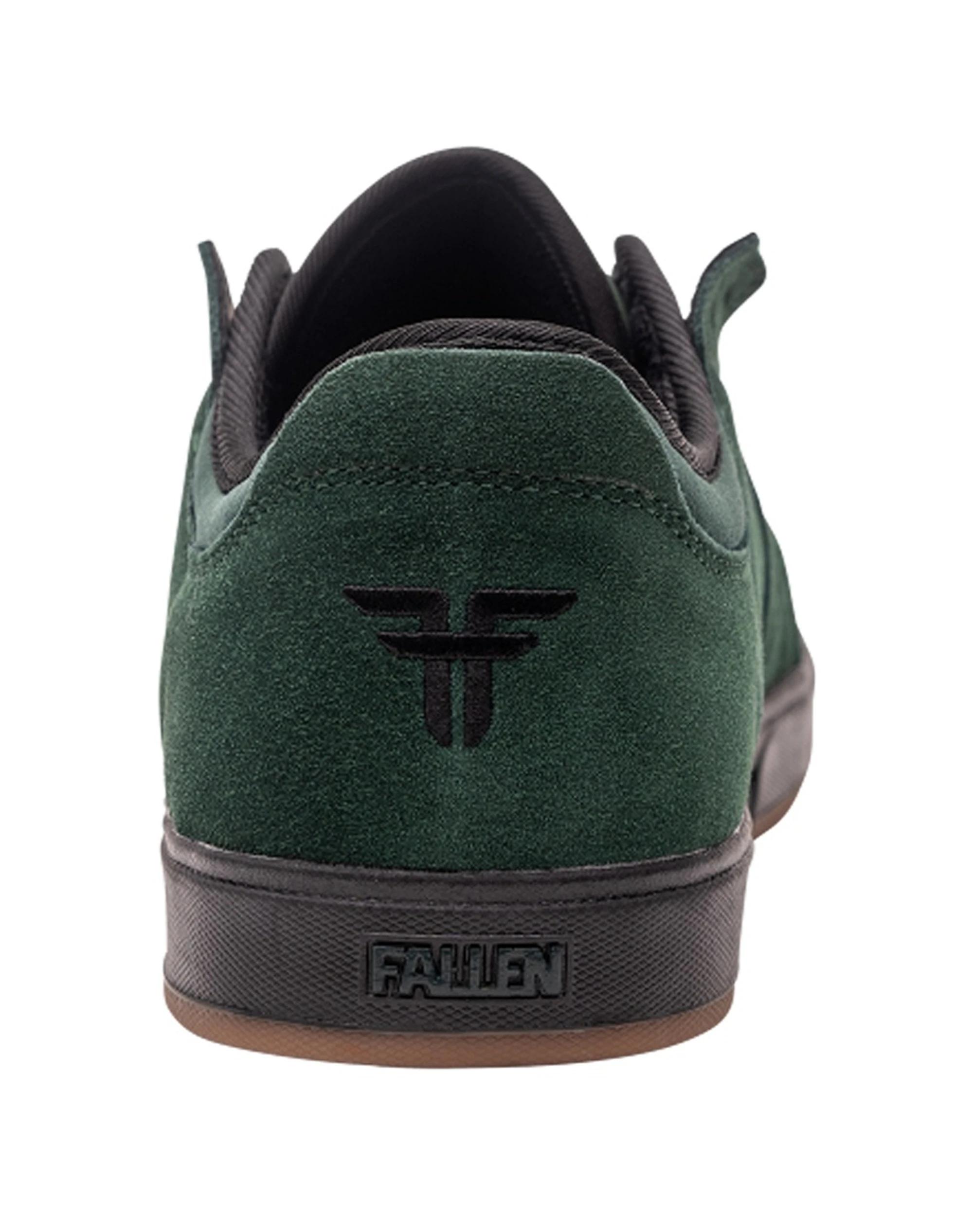 5 Fallen Footwear Trooper Skate Men's Shoe Cupsole Suede Sneakers FOREST GREEN/BLACK, 5 of 6
