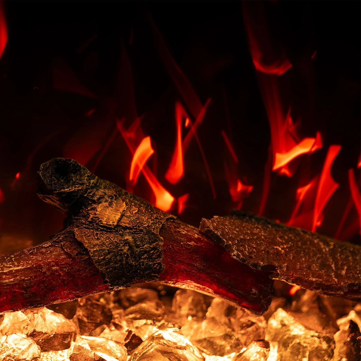 2 Moda Living Harmony 55 inch Electric Fireplace - Black, 2 of 5