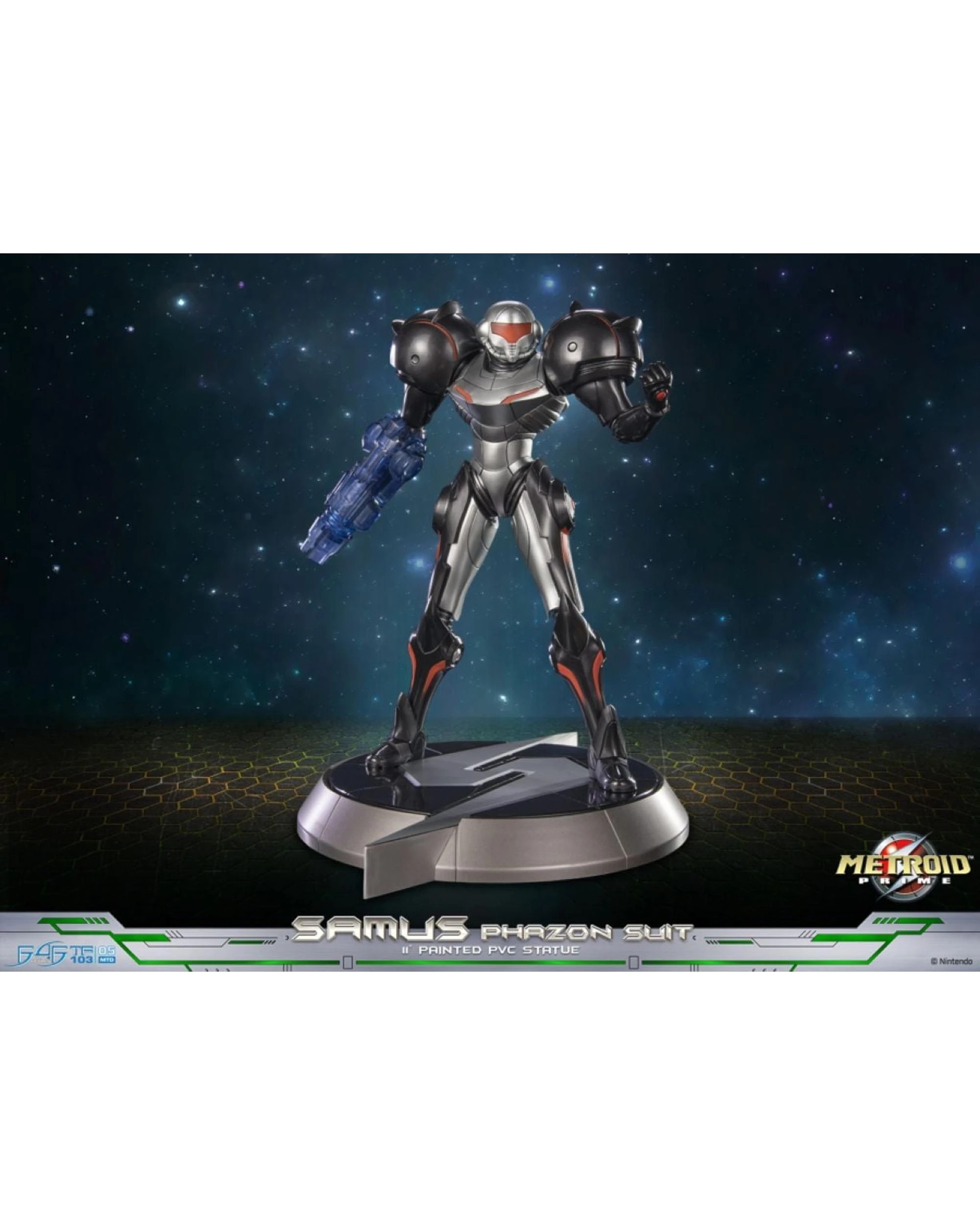 2 Metroid Prime Samus Phazon Suit PVC Statue, 2 of 9