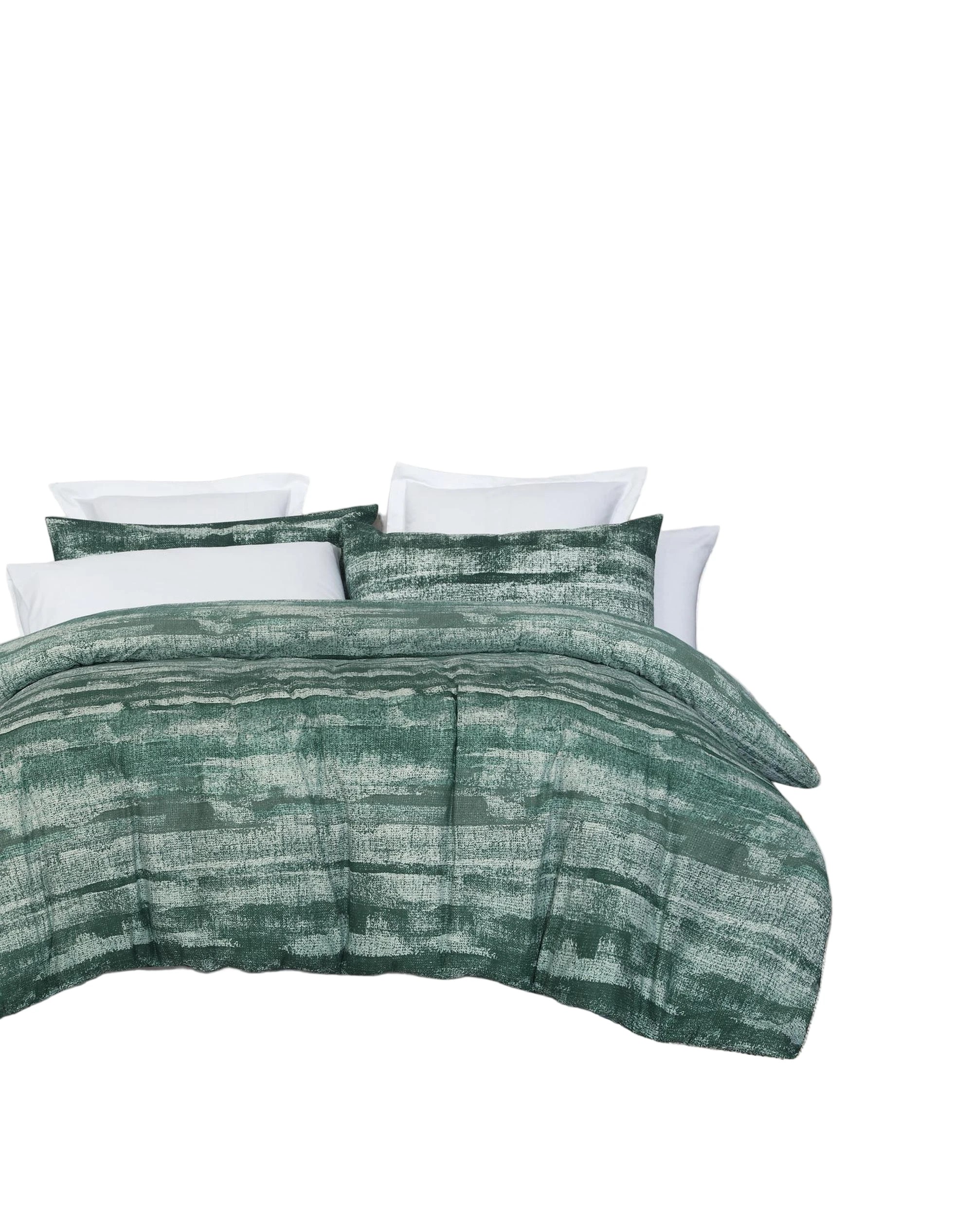 1 Amsons Eden Sage Pure Cotton Quilt Cover Set, Sage Green, Multiple Sizes - Green, 1 of 3