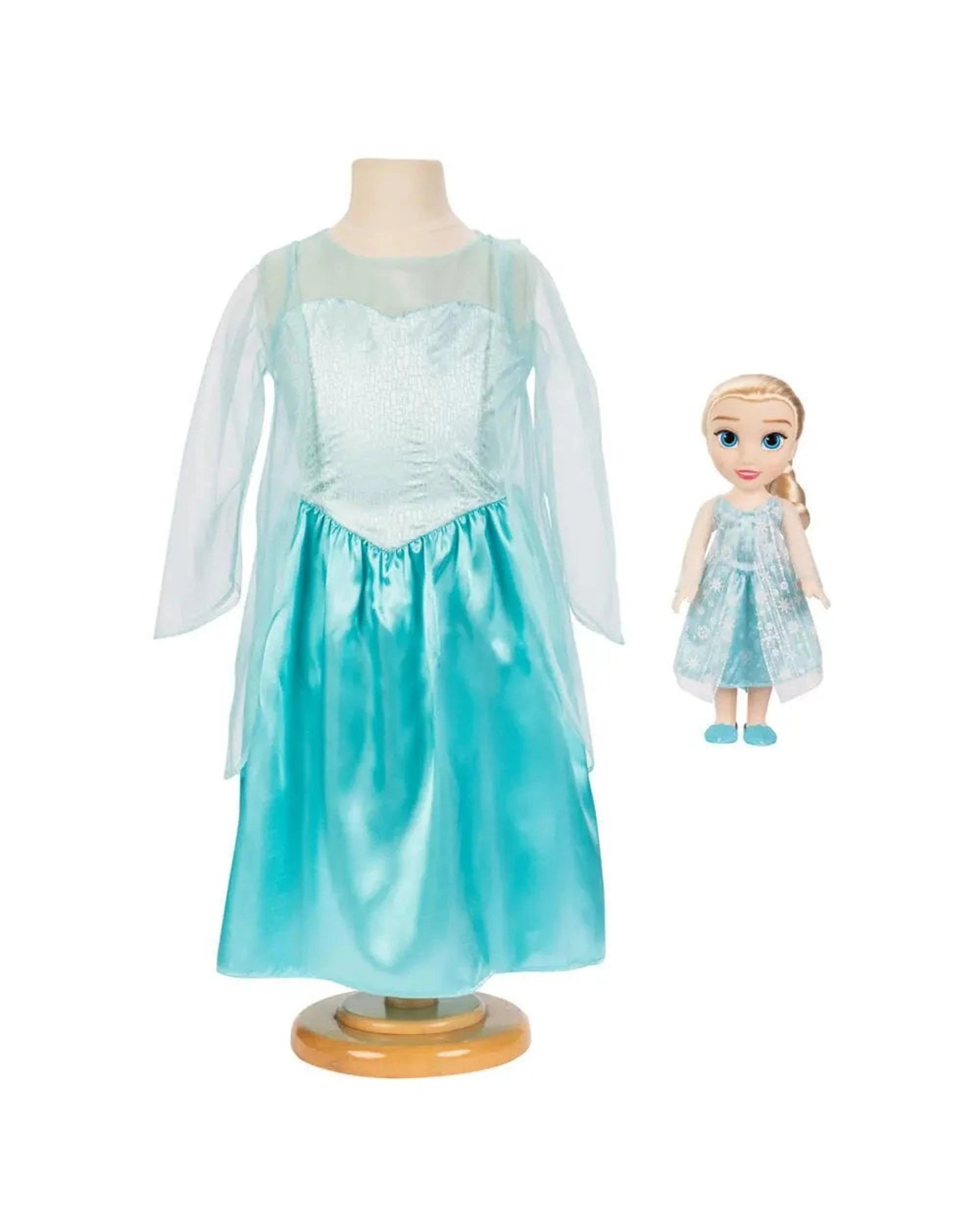 2 Disney Princess Frozen Elsa Doll with Dress, 2 of 4