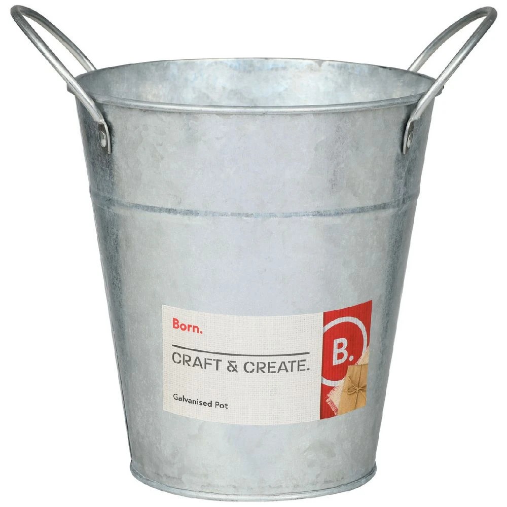 1 Born Galvanised Pot, 1 of 1