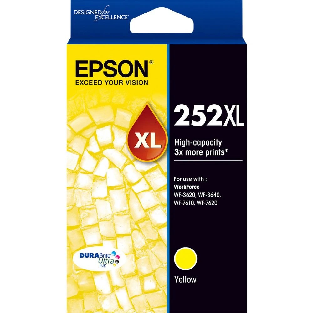 1 Epson 252XL Ink Cartridge Yellow, 1 of 1