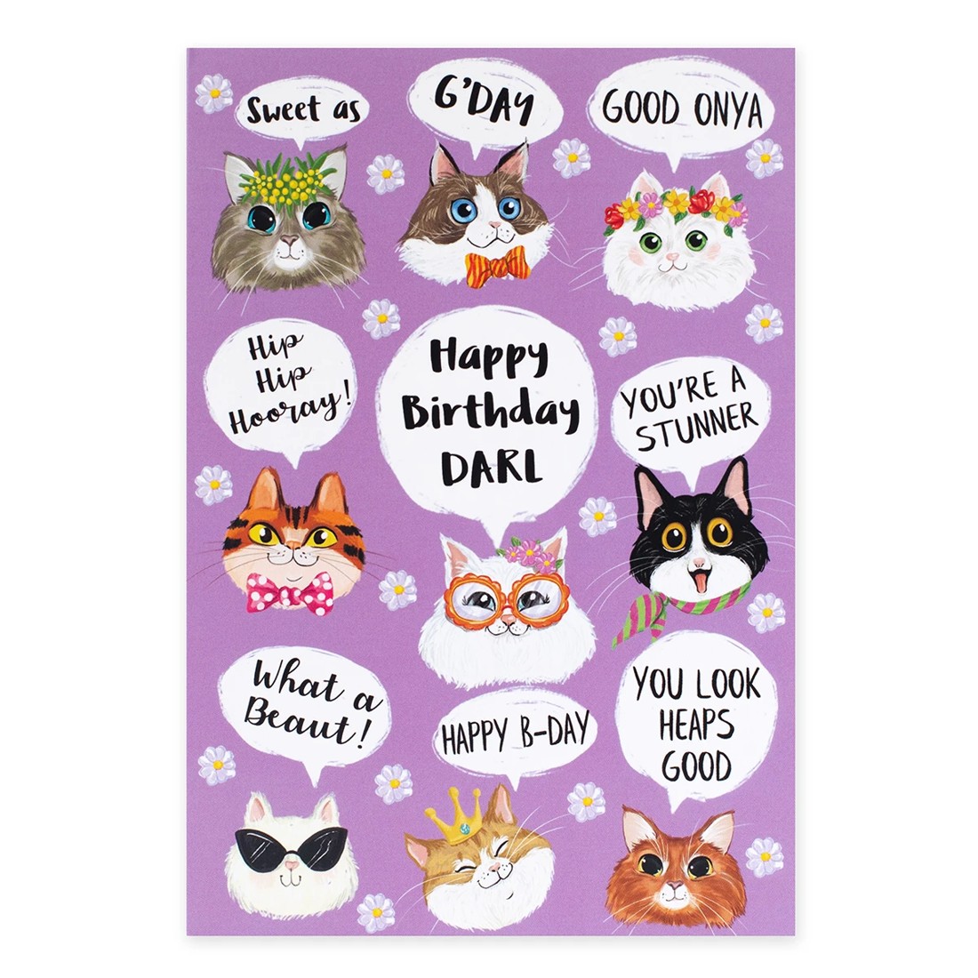 3 Connections from Hallmark Birthday Card - Multi Cats, 3 of 3