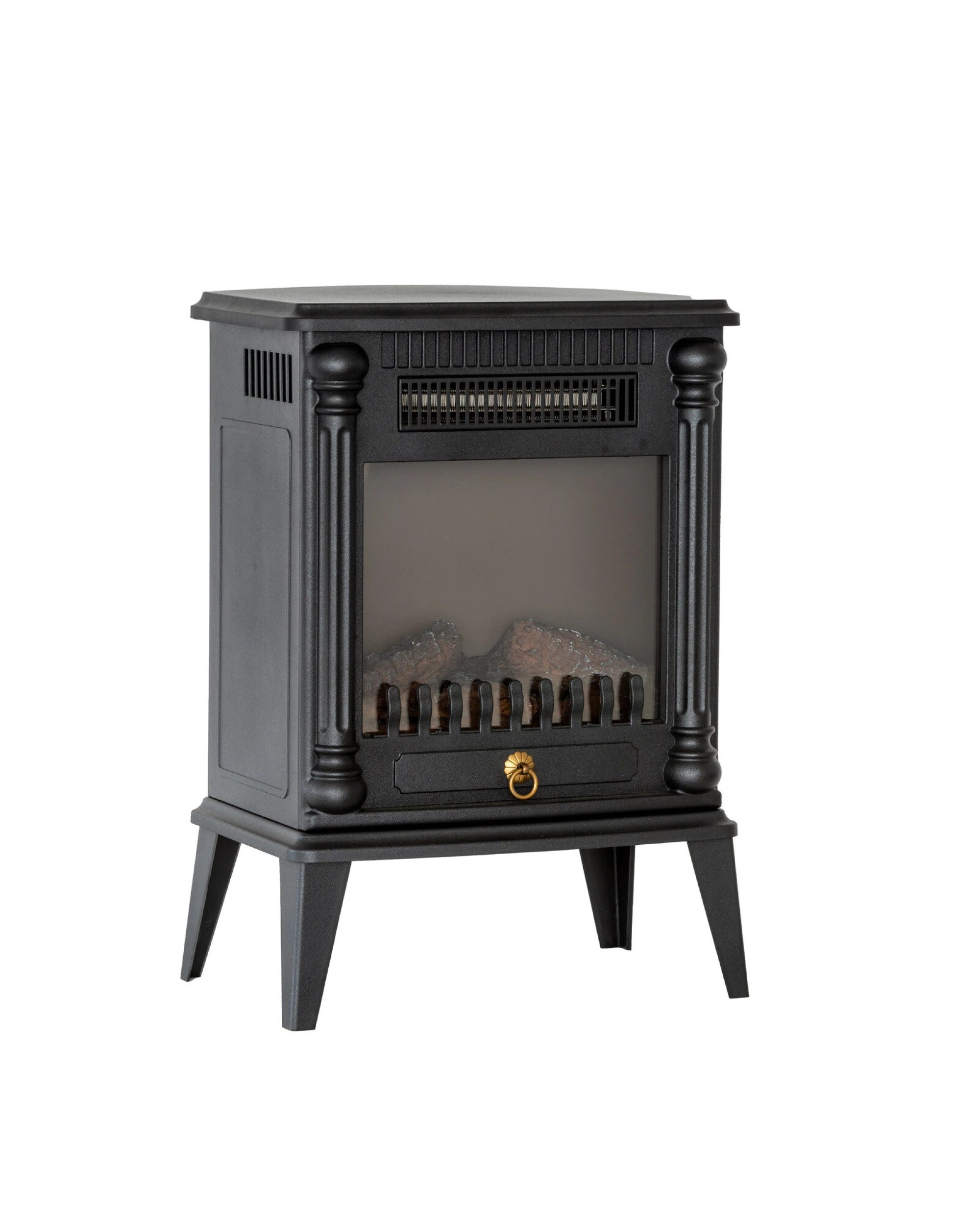 3 Lenoxx Electric Log Fireplace Heater with Overheat Protection, 3 of 5