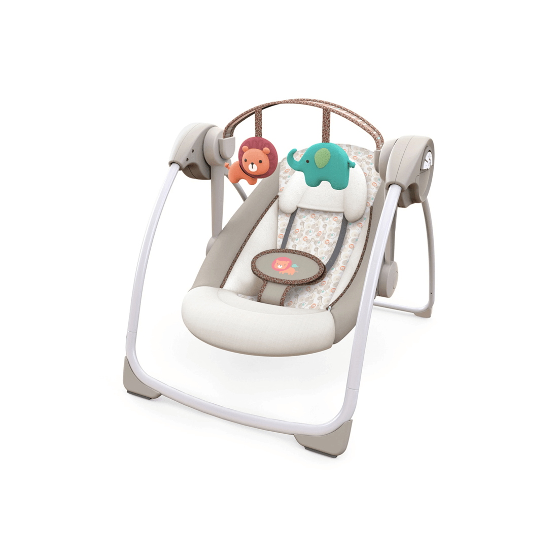 1 Ingenuity Soothe N Delight Cozy Kingdom Baby Portable Swing 0m Plus
 - Multi, 1 of 6
