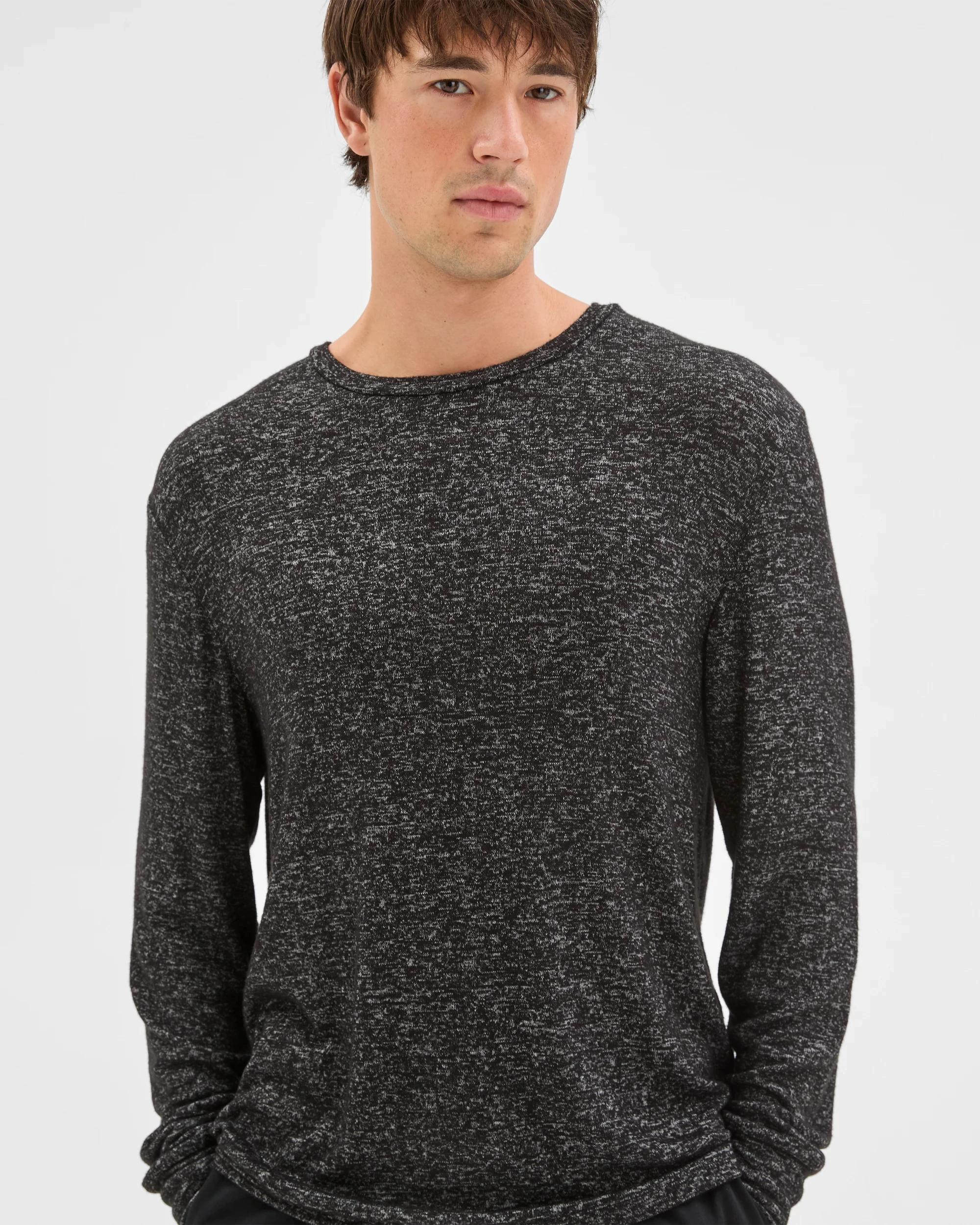 7 Maxx Cozy Long Sleeve Sleep Top BLACK, 7 of 8