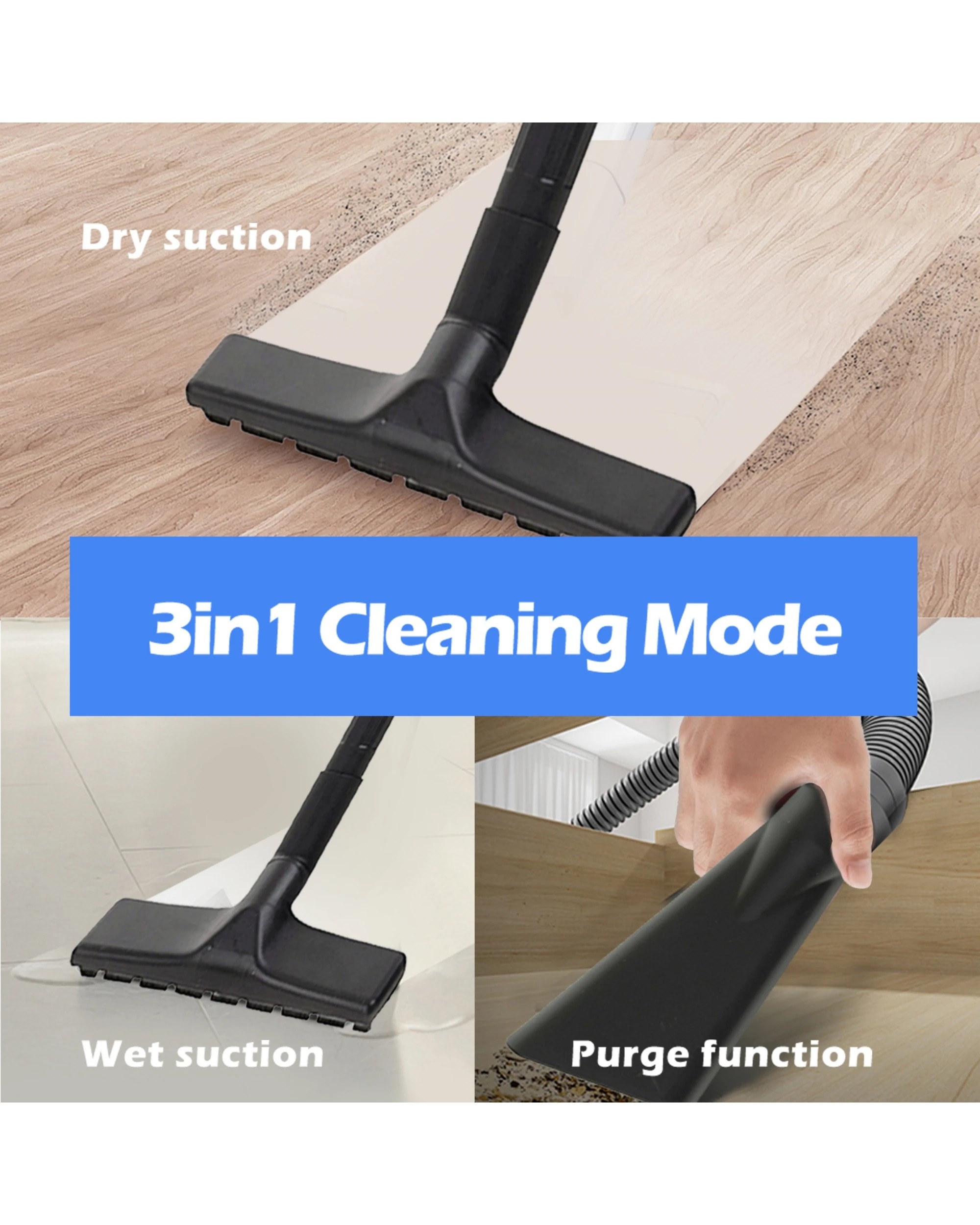 6 Advwin 4 In 1 Wet And Dry Vacuum Cleaner 30l 2000w Blower With High-energy Filter System For Pet Hair Dust Liquid, 6 of 7