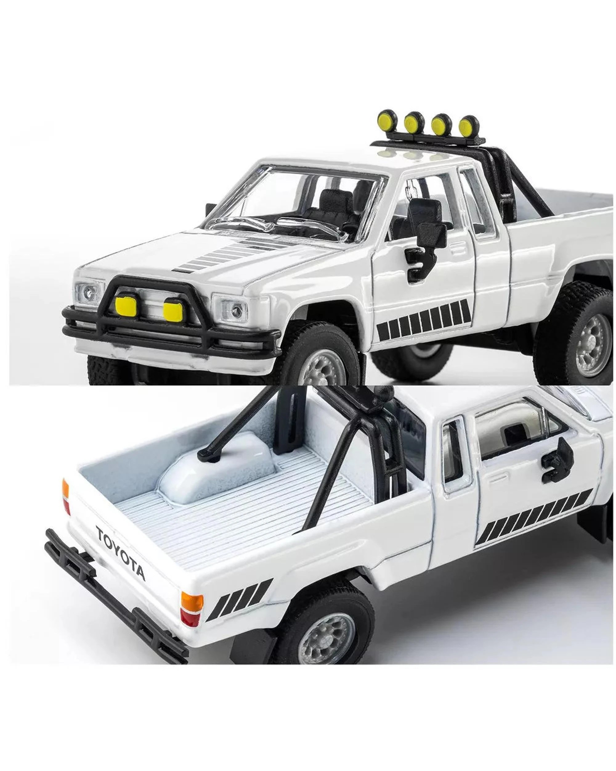 5 Majorette Collection Series 1985 Toyota Hilux SR5 Pick Up Diecast Vehicle - White, 5 of 6