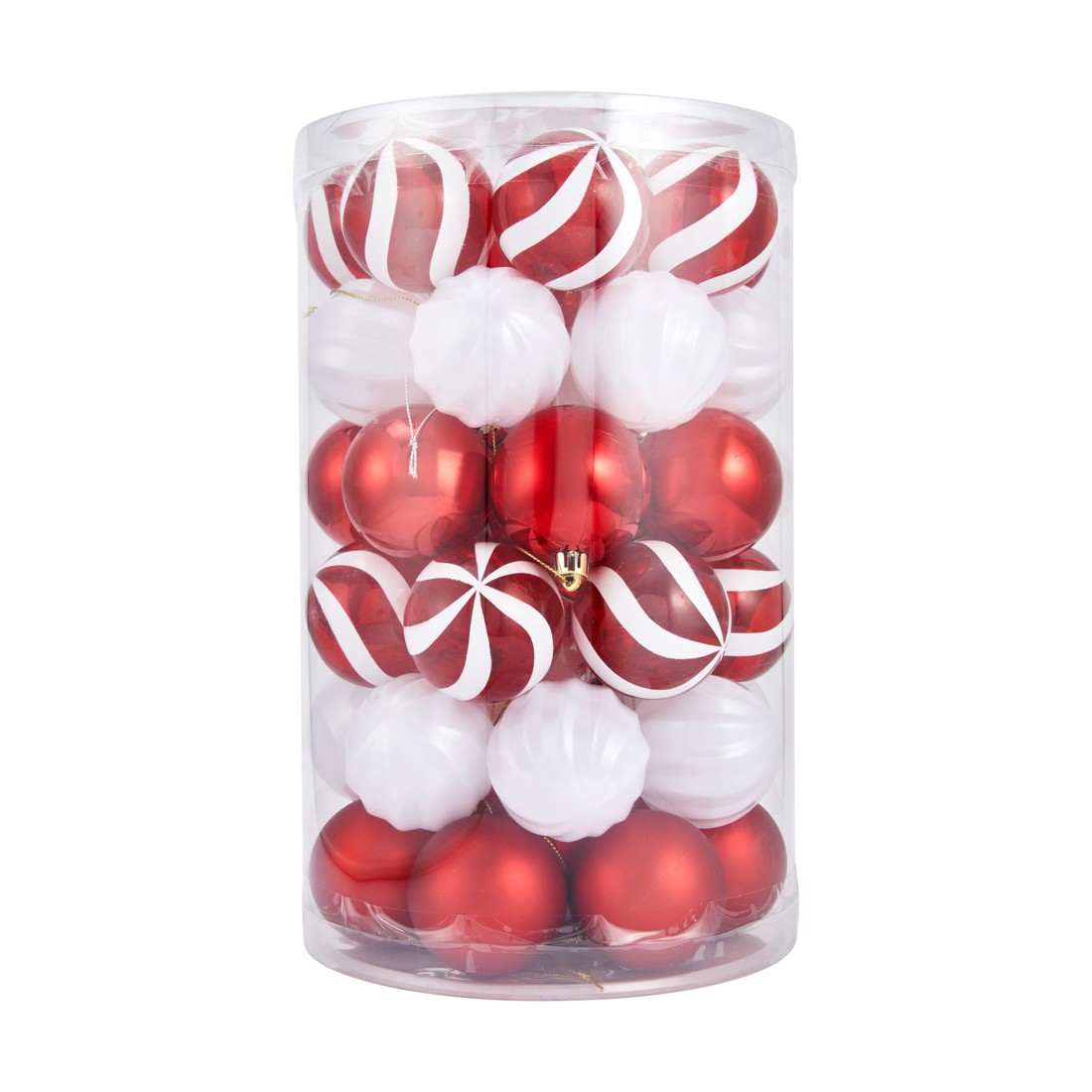 1 47 Pack 6cm Candy Cane Baubles, 1 of 8