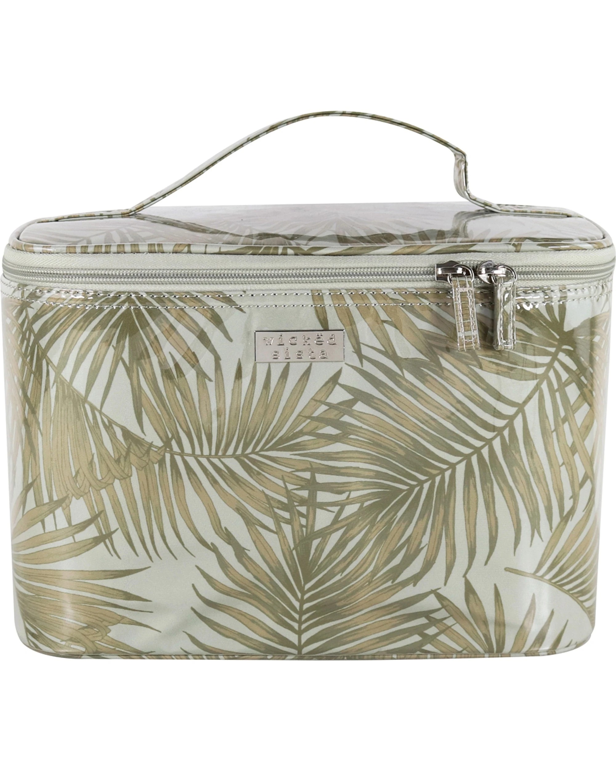 1 Wicked Sista Golden Tropics Women's Beauty Case Large - Pattern, 1 of 2