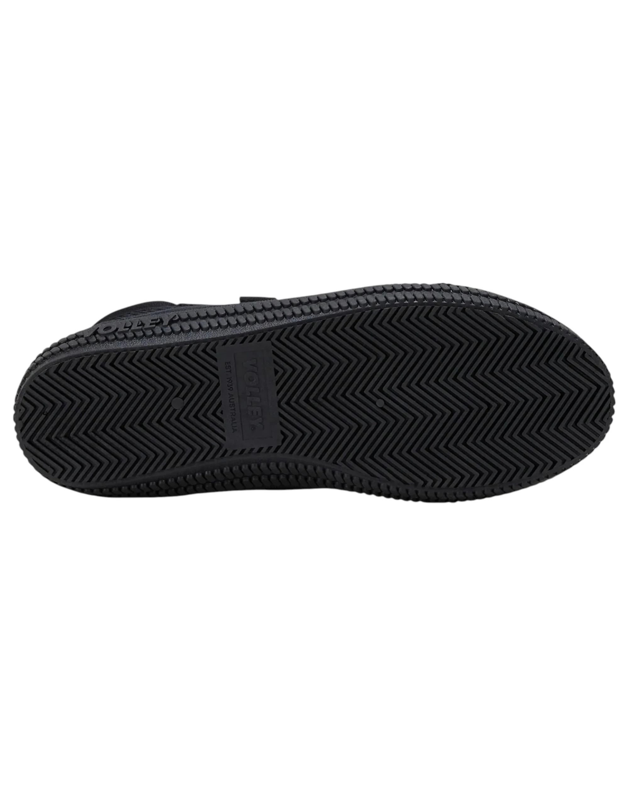 5 Volley Unisex Heritage Low Mens Womens Casual Shoes Black/Black BLACK/BLACK, 5 of 5