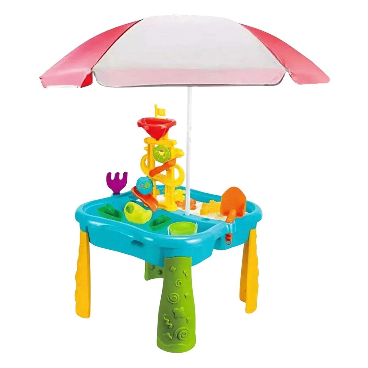 2 AUSWAY 2 in 1 Sand and Water Table Set Sensory Sandpit Station, 2 of 2