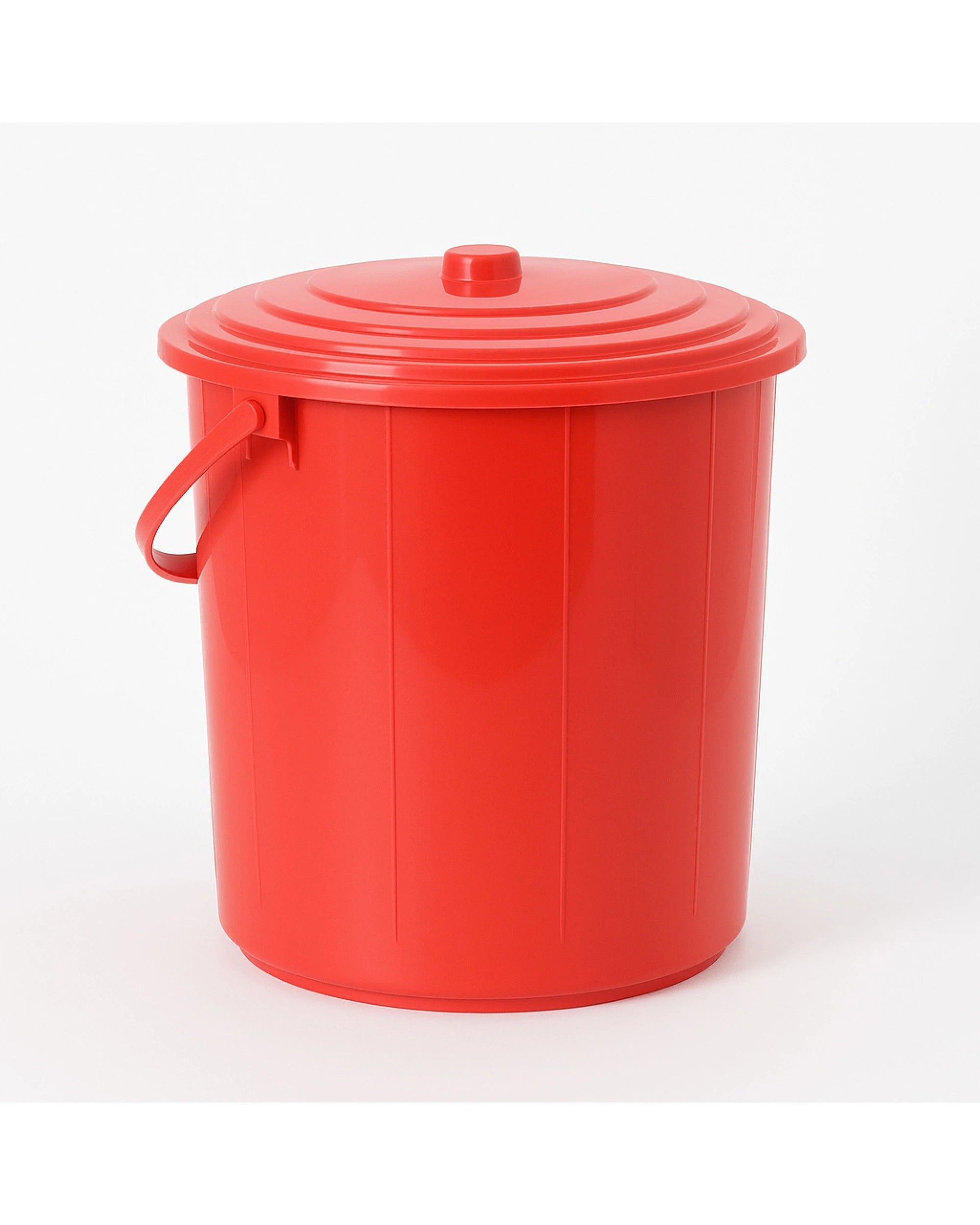 4 BR Home 6x Plastic Buckets with Lid & Carry Handle 16L – Assorted Colours (30D x 28H cm), 4 of 4