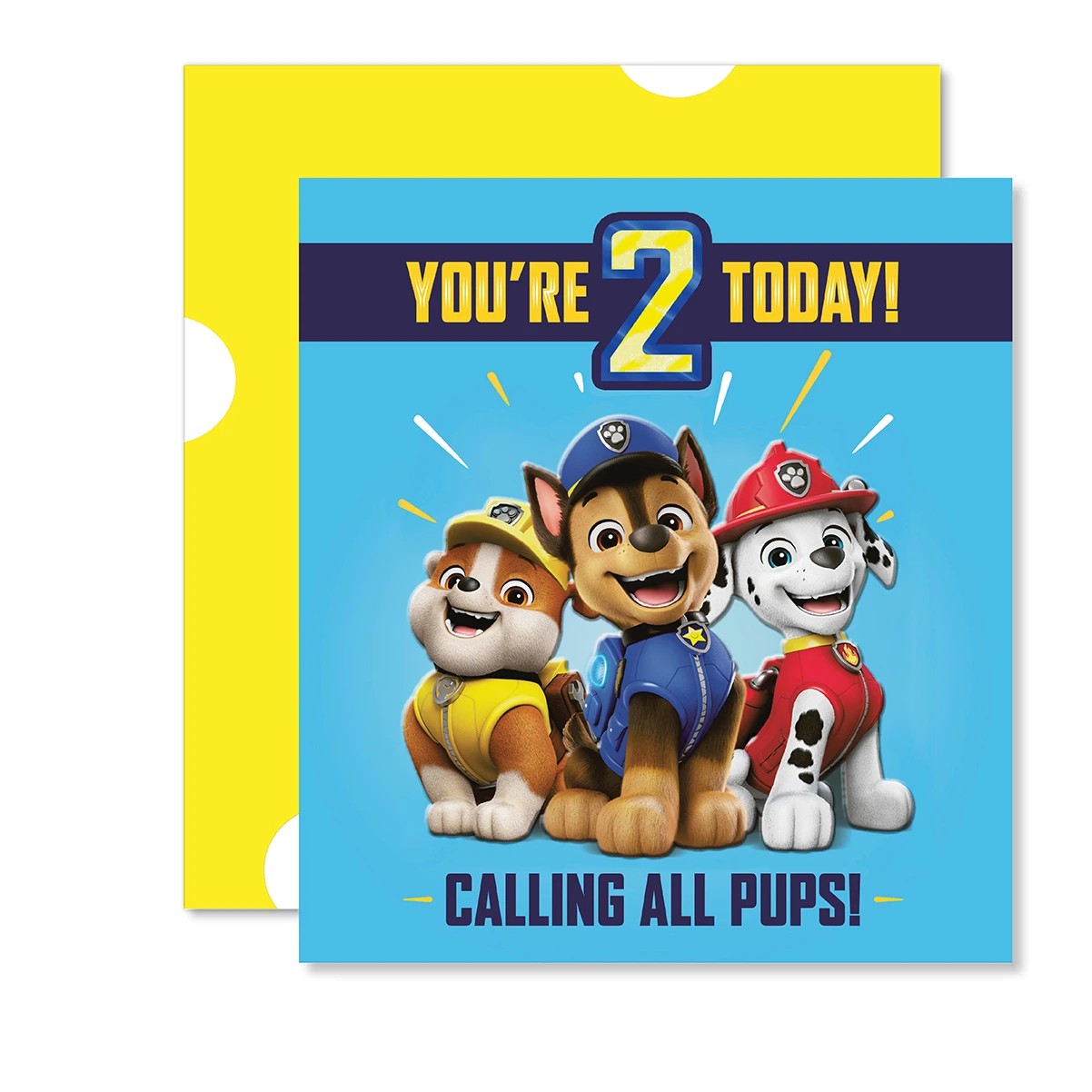 1 Hallmark 2nd Birthday Card - Calling All Pups!, 1 of 3