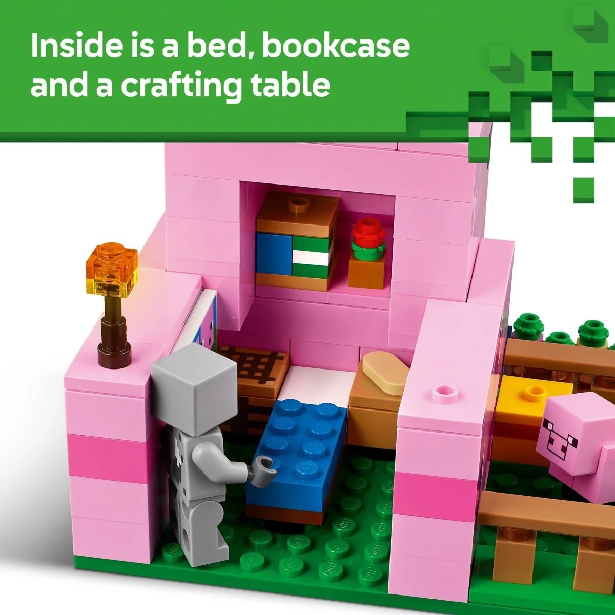 6 LEGO Minecraft The Baby Pig House 21268, 6 of 10