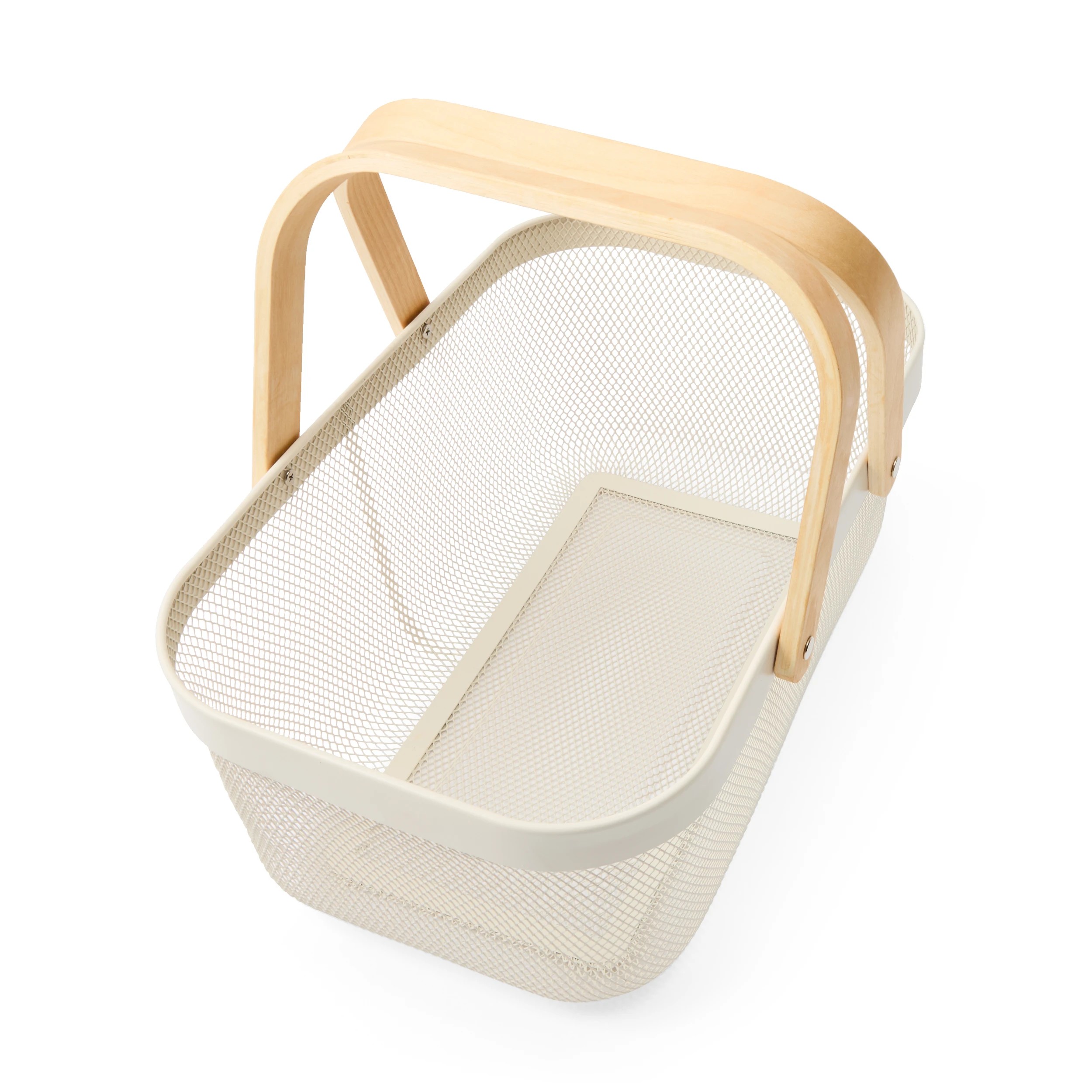 4 Mesh Basket - Large, White, 4 of 7