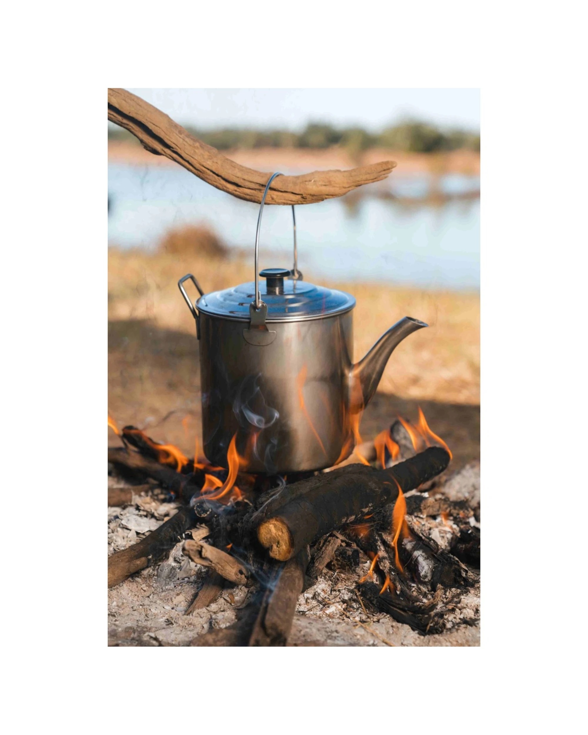 5 Wildtrak 1800ml Aluminium Billy Teapot Water Boiler Camping Non-Drip Spout - Silver, 5 of 5