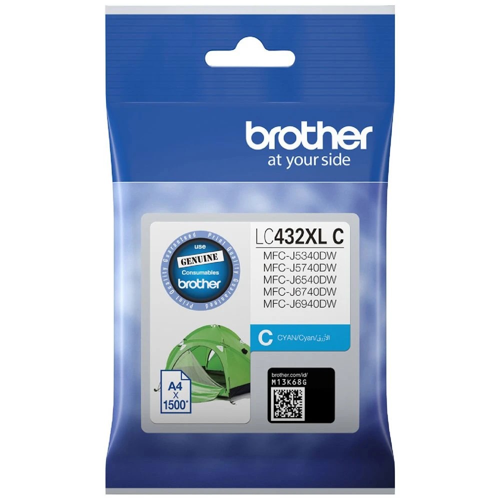 1 Brother INKvestment LC 432XL Ink Cartridge Cyan, 1 of 1