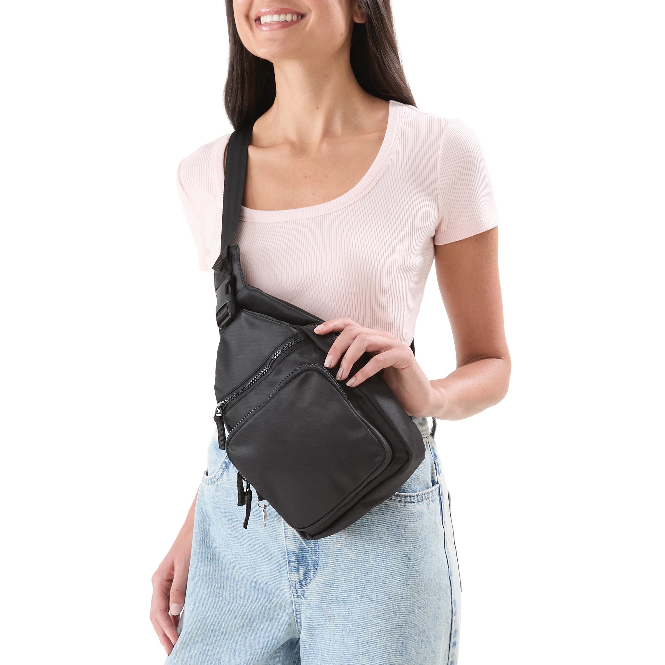 1 Sling Bag - Black, 1 of 7