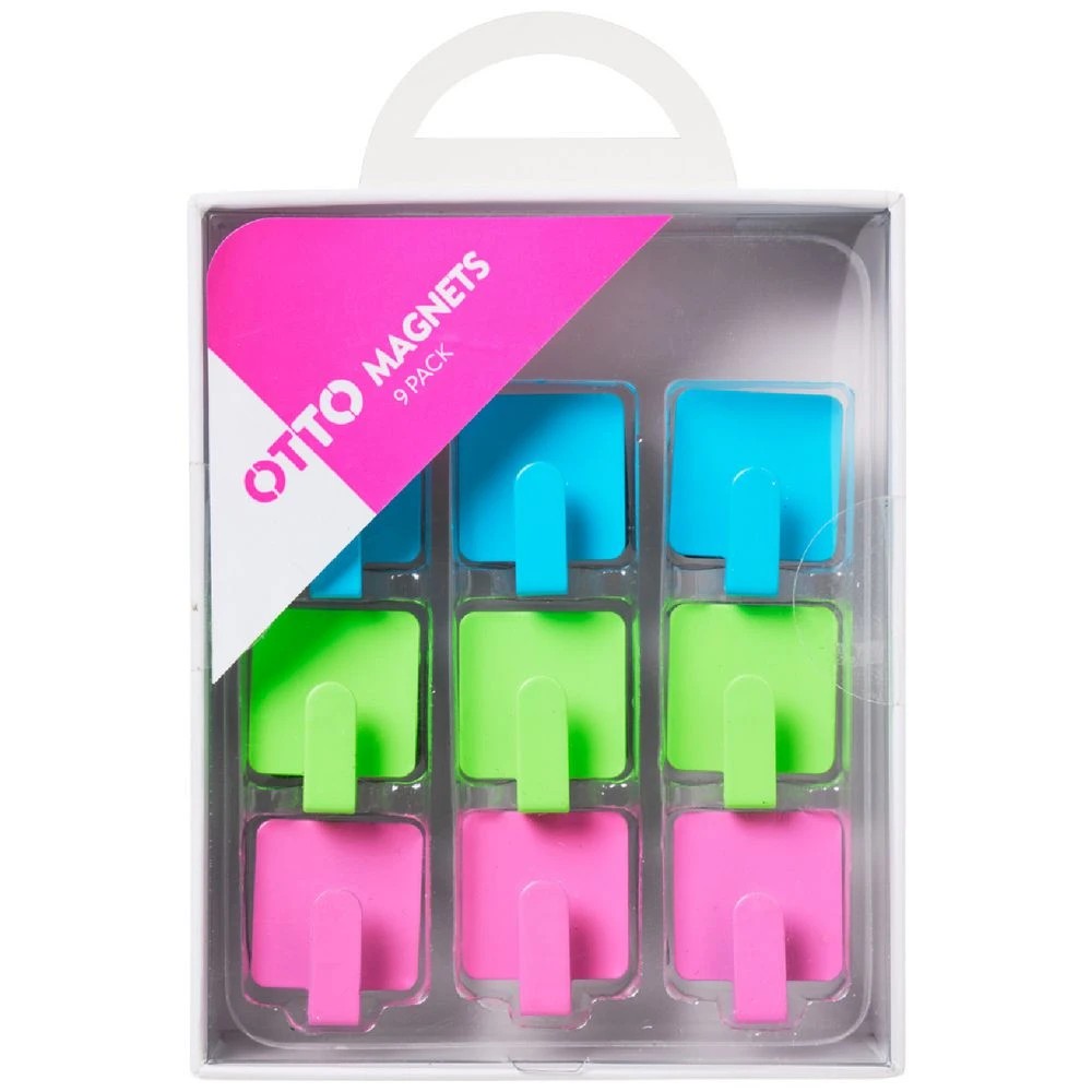1 Otto Hook Magnets Assorted 9 Pack, 1 of 2