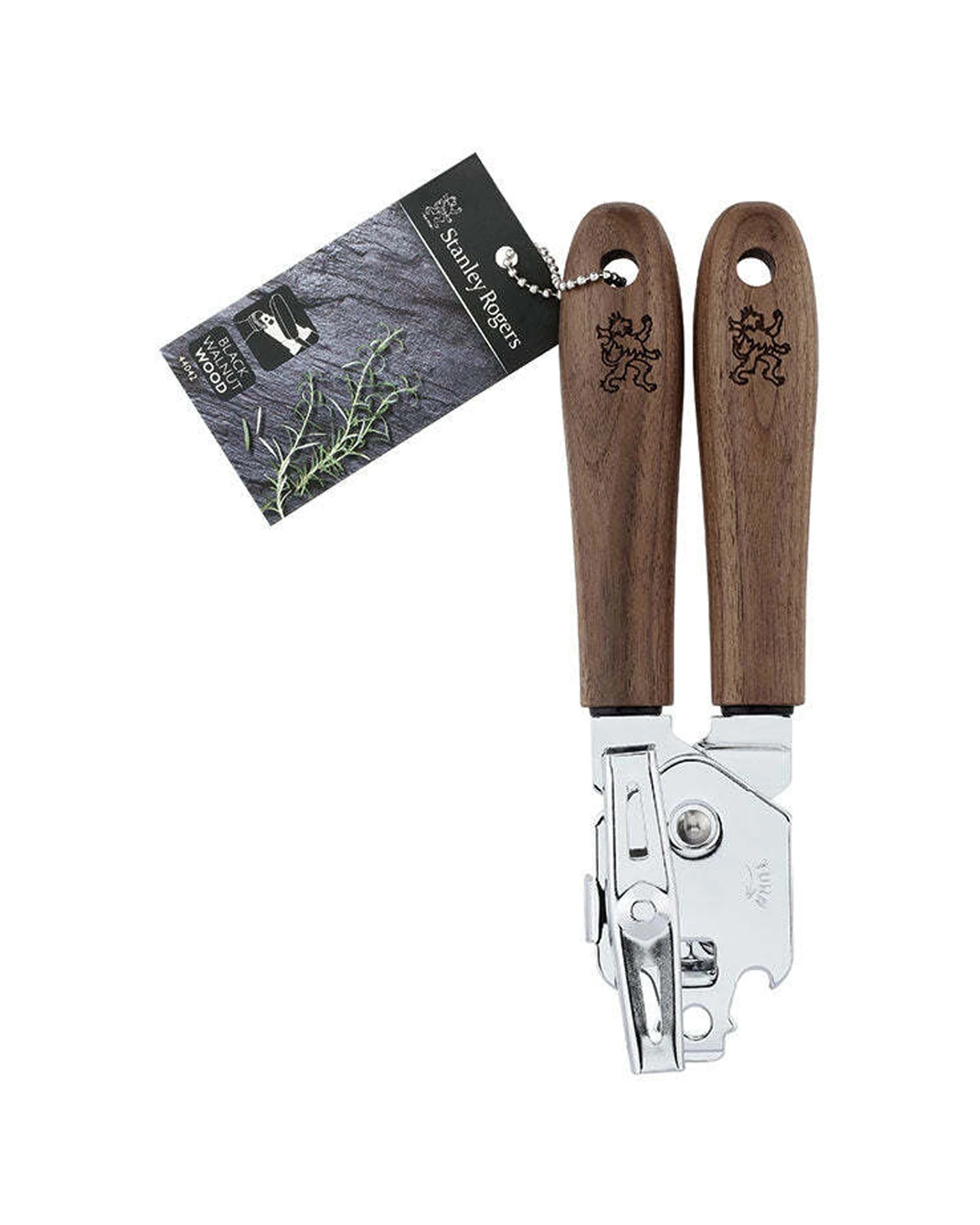 4 Stanley Rogers 2PK Premium Embossed Walnut Stainless Steel Can Opener - Multi, 4 of 4