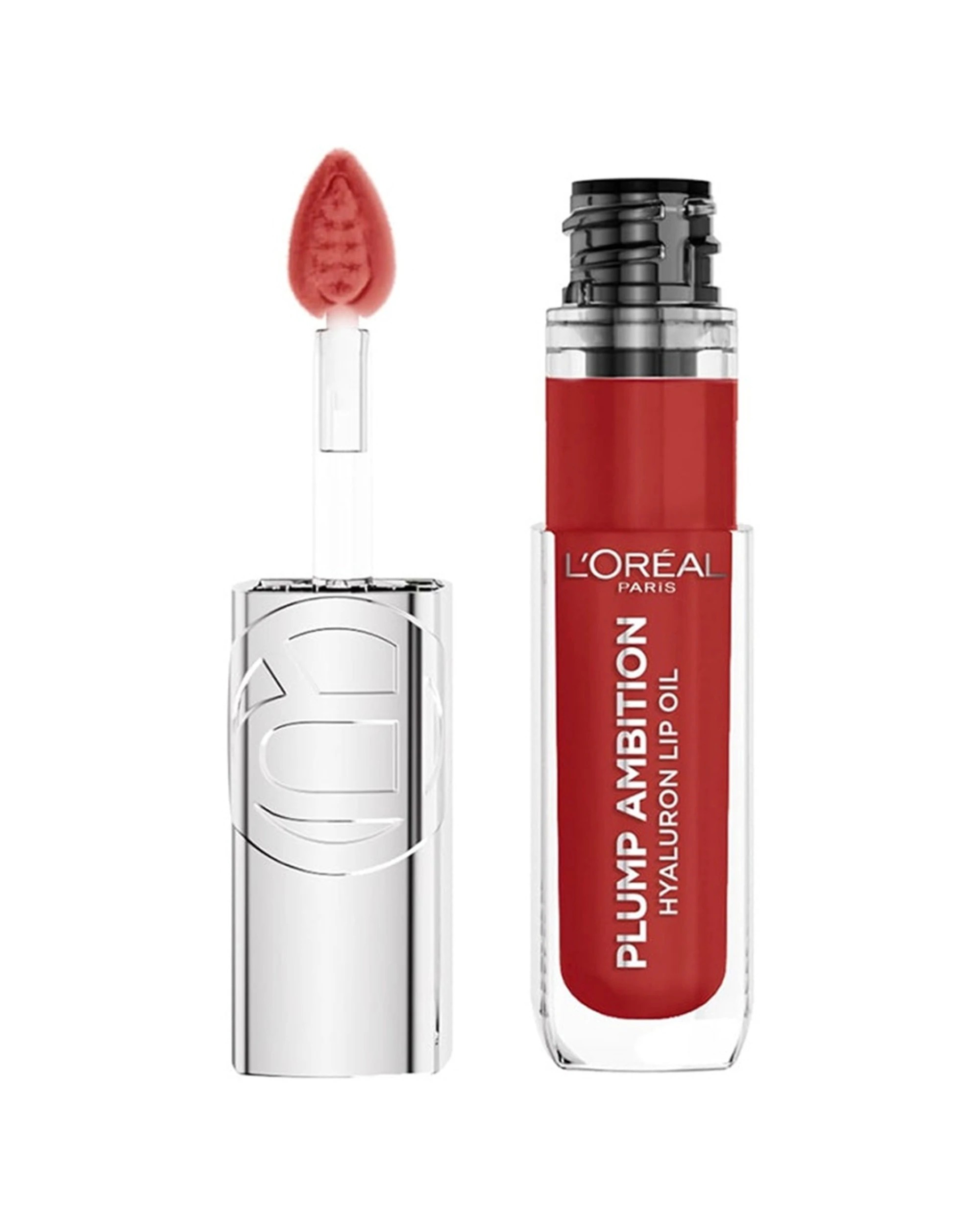 1 L'Oreal Paris Plump Ambition Hyaluron Lip Oil Plumping Shine 390 Cherry Cherie, 1 of 1