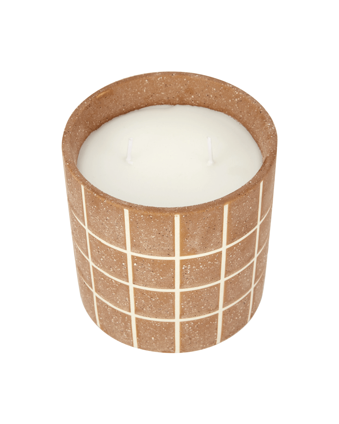 2 Check Embossed Candle, 2 of 4