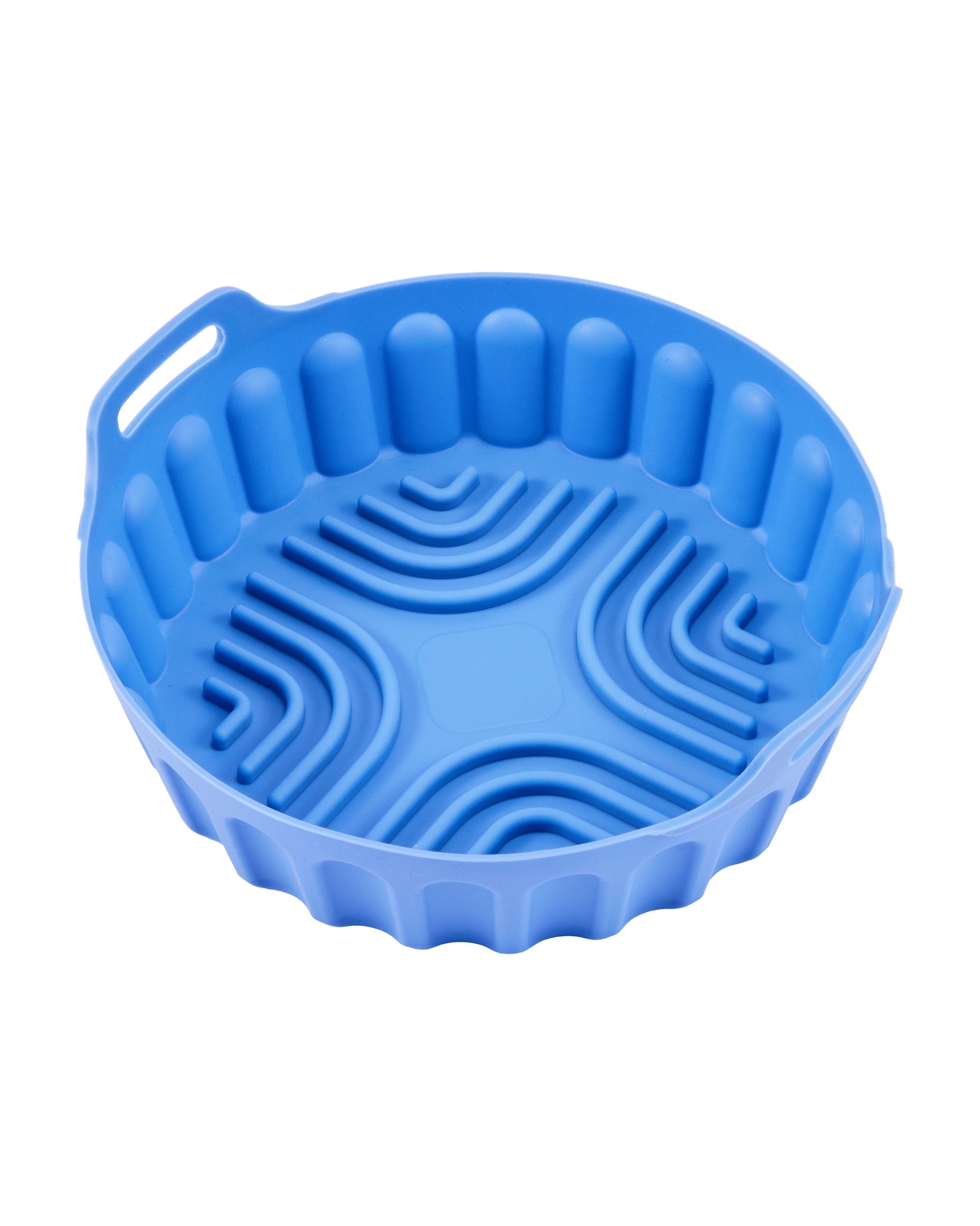 5 Set of 6 Silicone Air Fryer Trays - Blue, 5 of 9