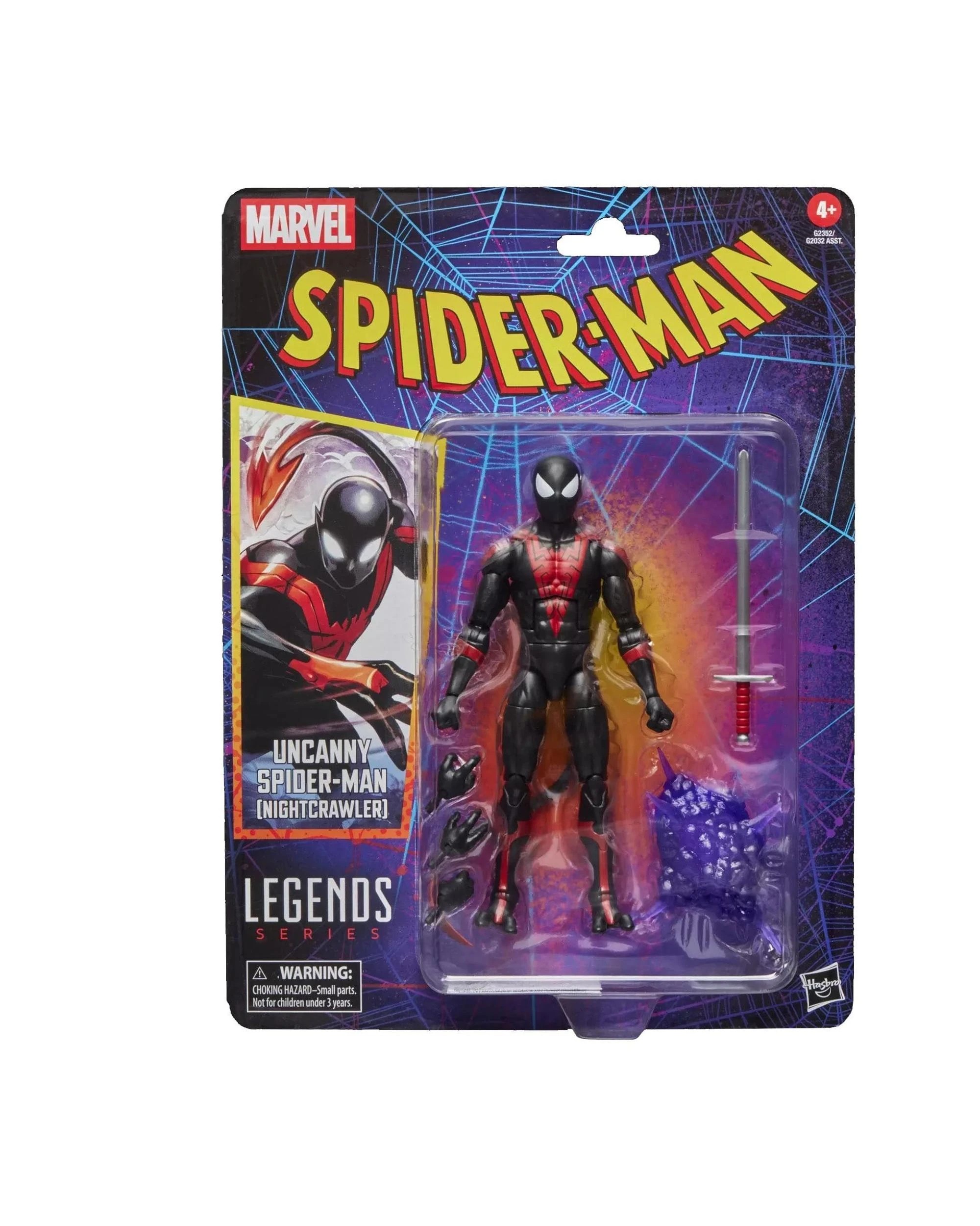 1 Marvel Legends Series: Uncanny Spider-Man - Nightcrawler, 1 of 8