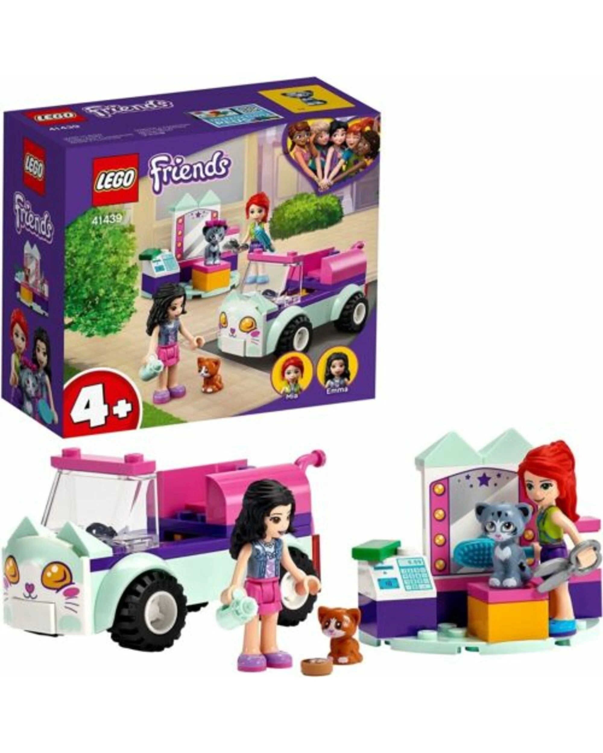 1 LEGO Friends Cat Grooming Car 41439 Mia Emma, 1 of 1