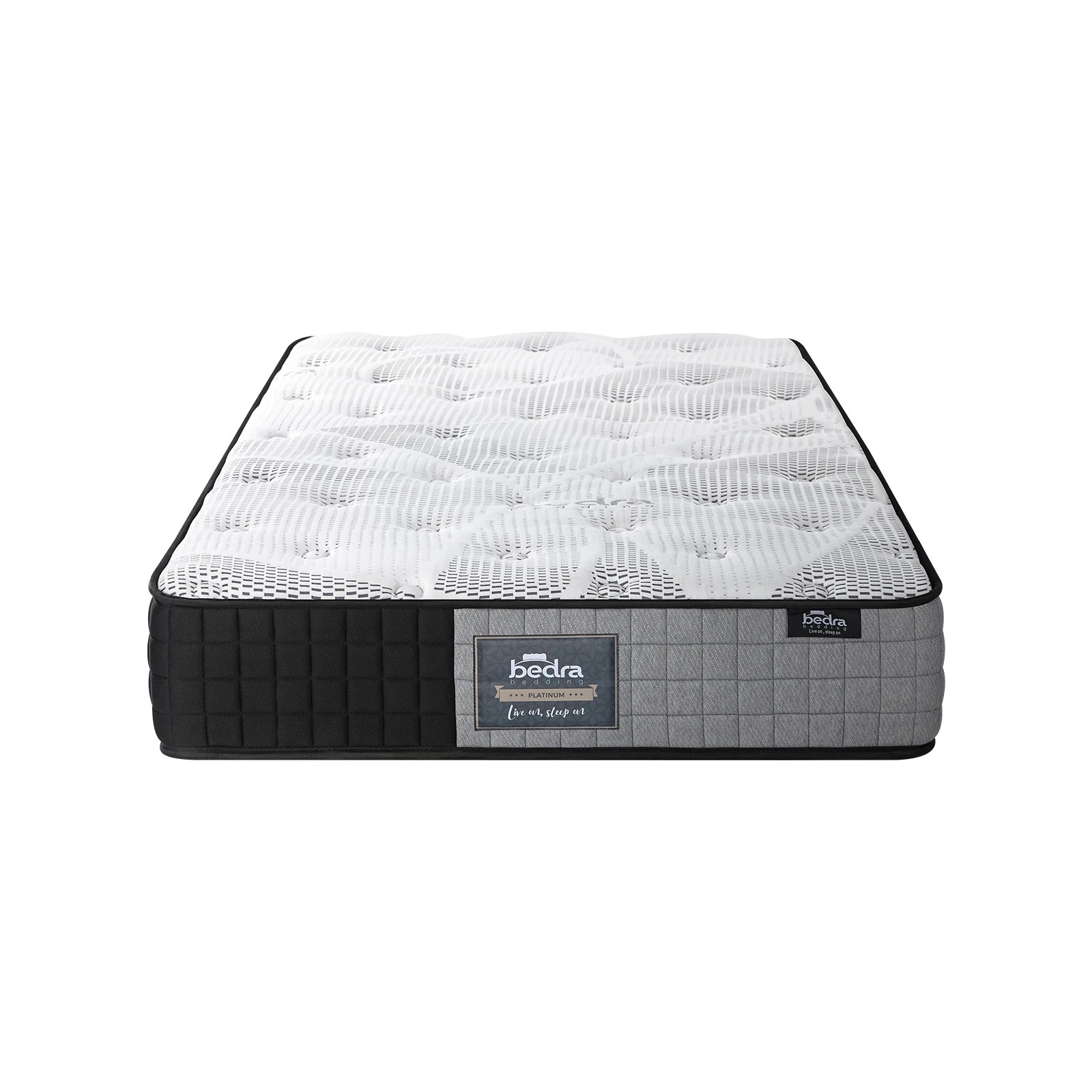 1 Bedra Bedding Single Mattress Tight Top Foam Pocketed Springs Anti-disturbance 24cm - Multi, 1 of 5