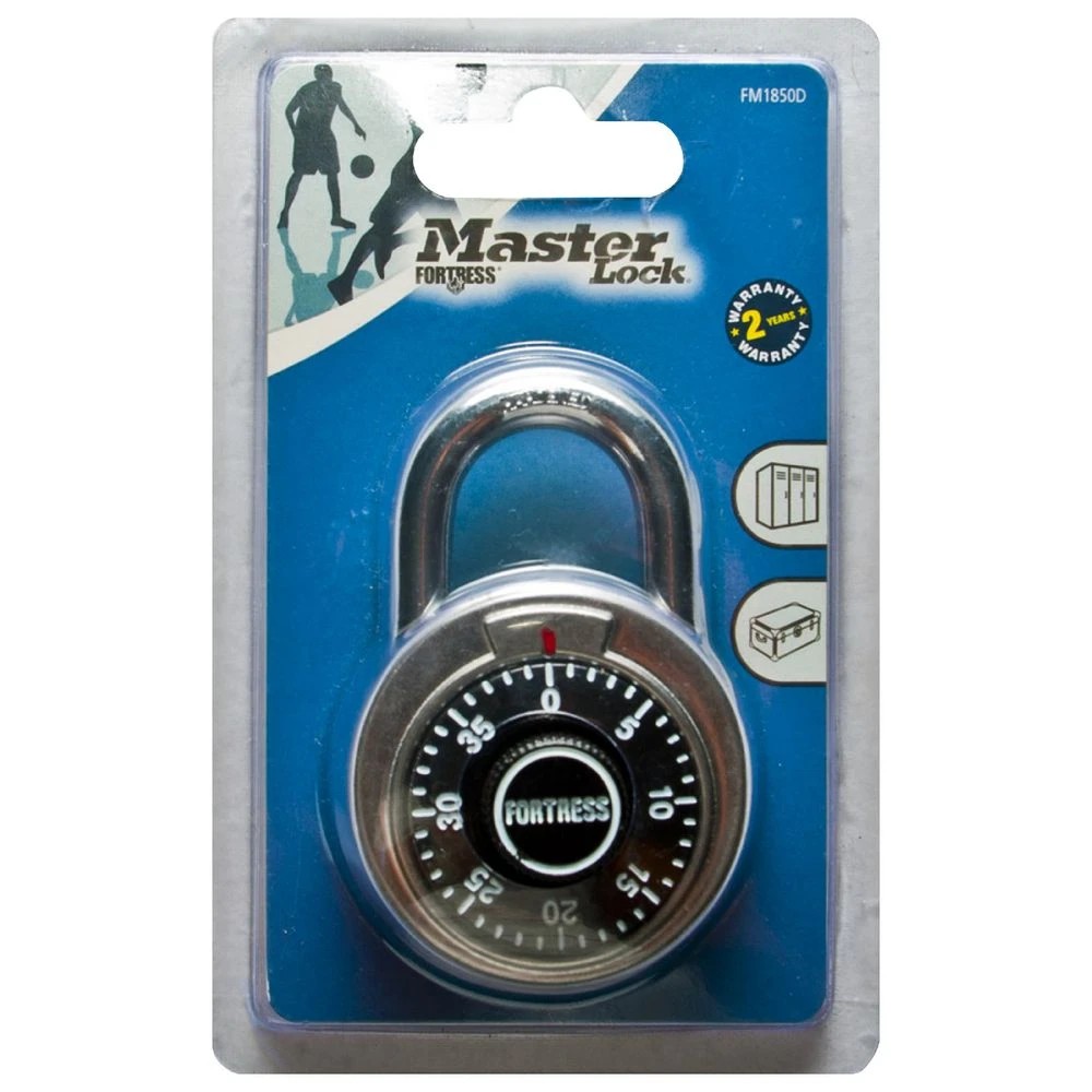 2 Master Lock Fortress 48mm Combination Dial Padlock, 2 of 2