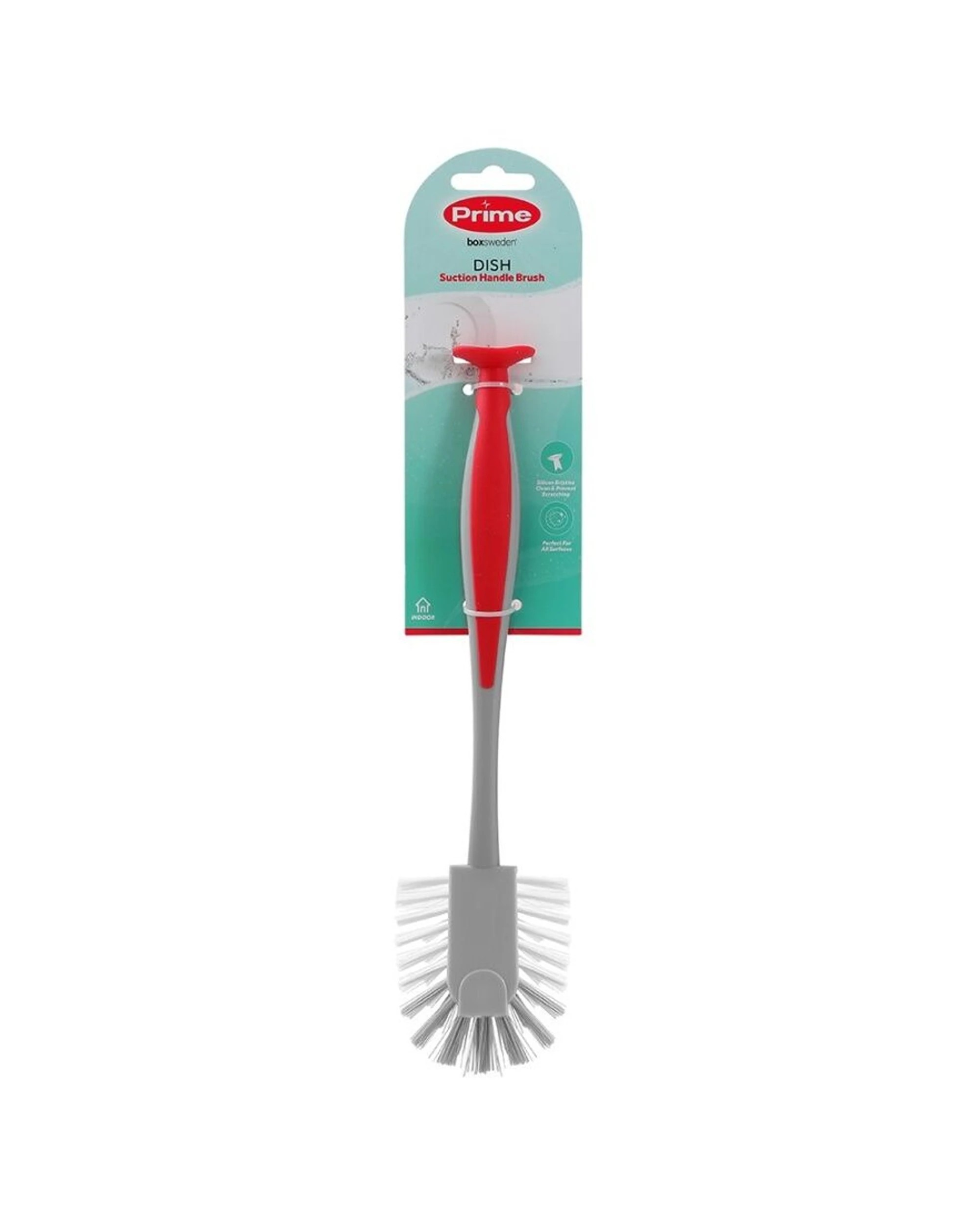 8 Boxsweden 6PK Prime Essentials Suction Handle Dish Brush for Cleaning - Multi, 8 of 8