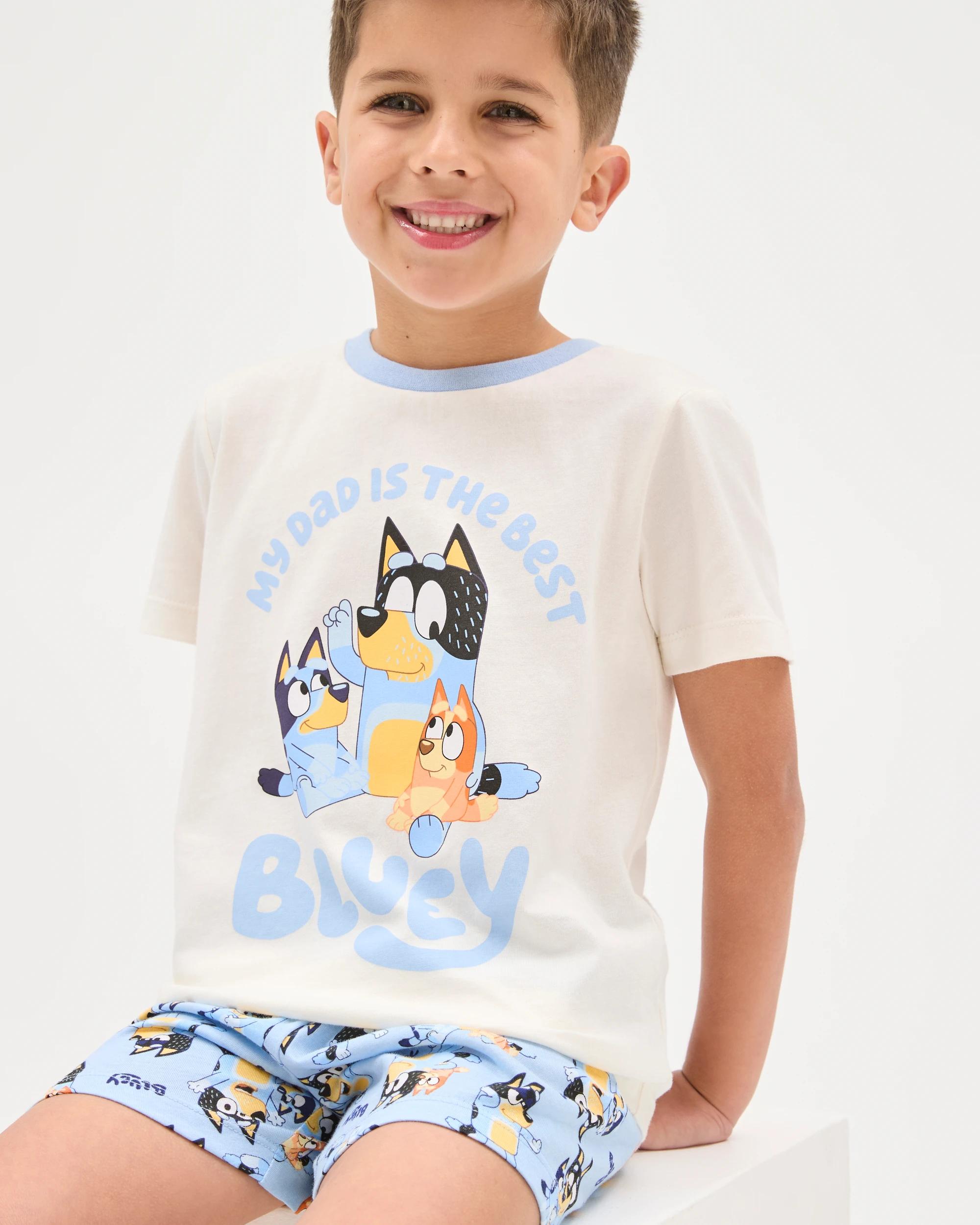 2 Family Matching Bluey Australian Cotton Younger Kids Pyjama Set BLUEY, 2 of 9