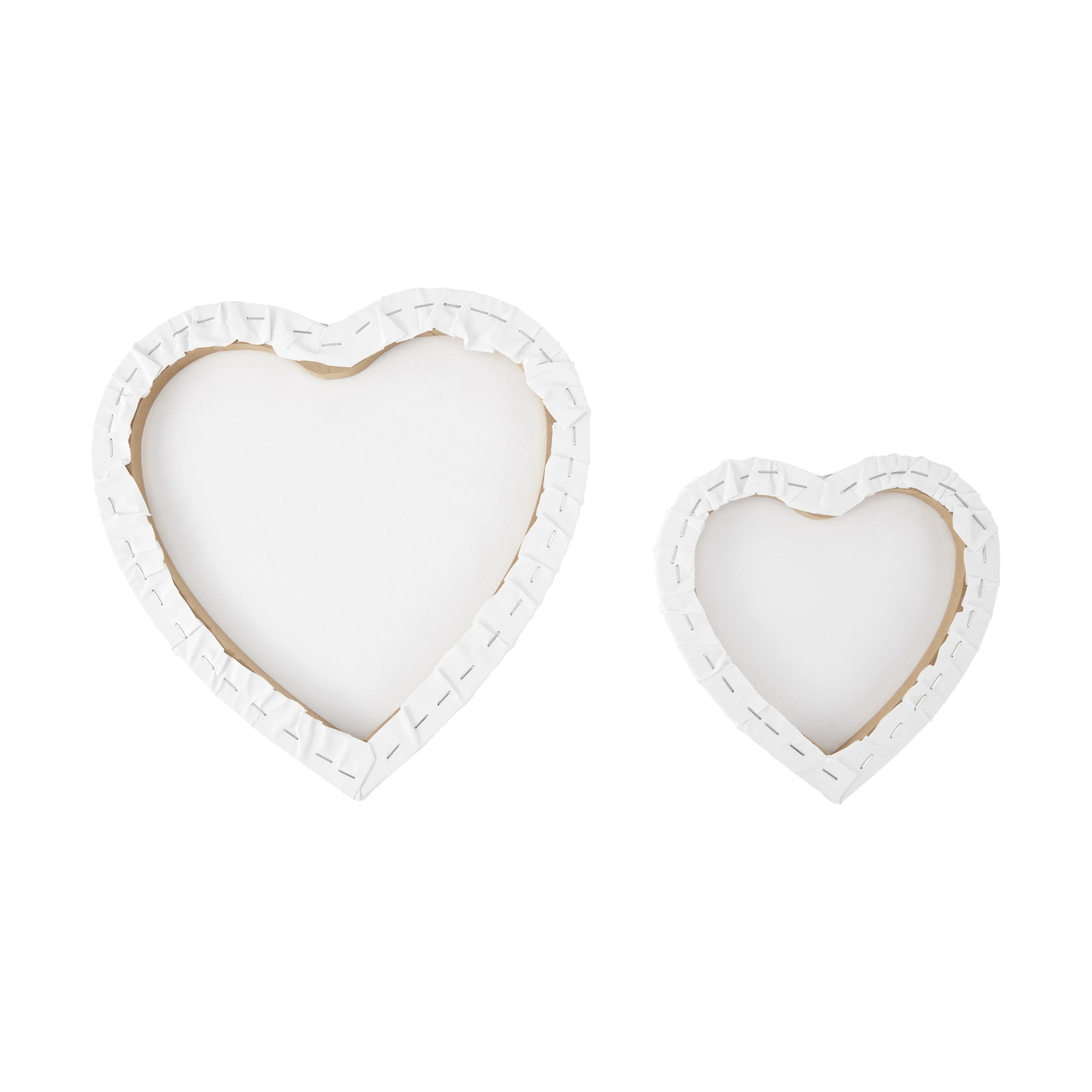 3 2 Pack Heart Canvas Set, 3 of 3